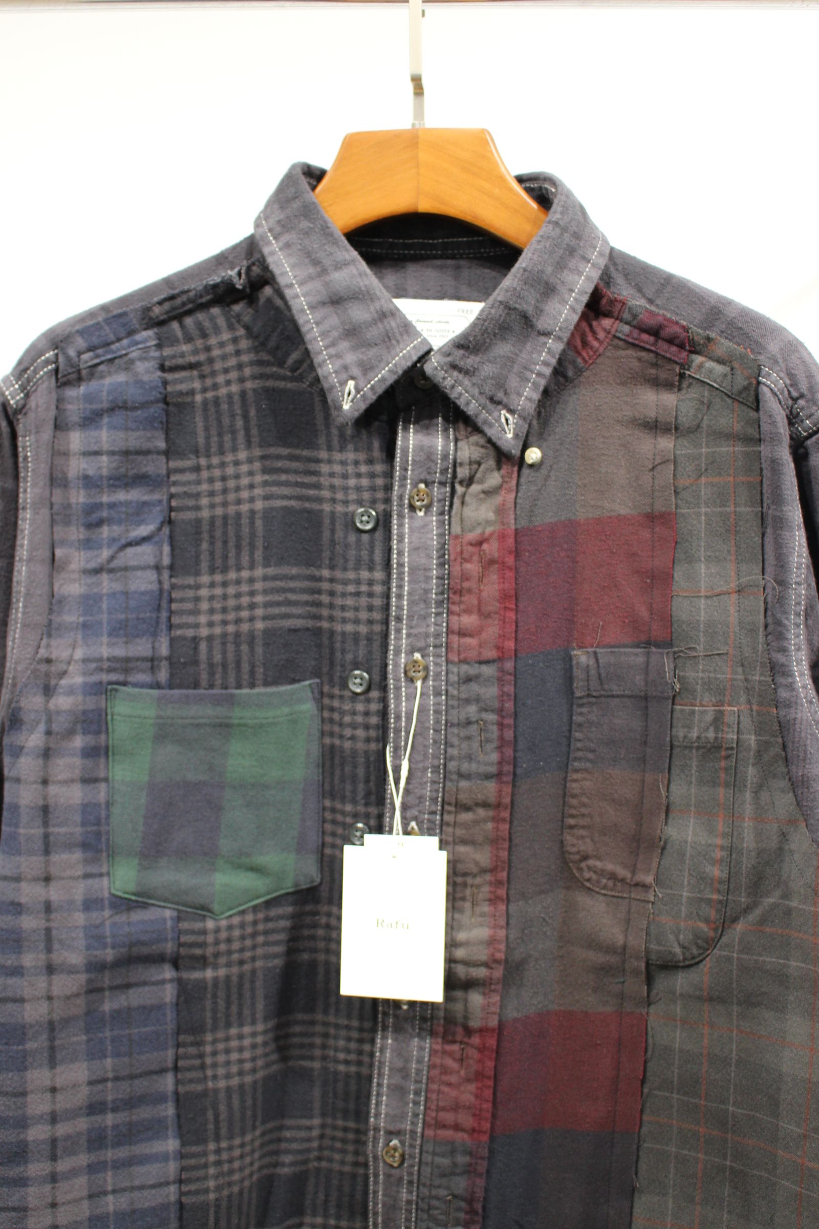 Remake shirt | Black DYE-A | シャツ