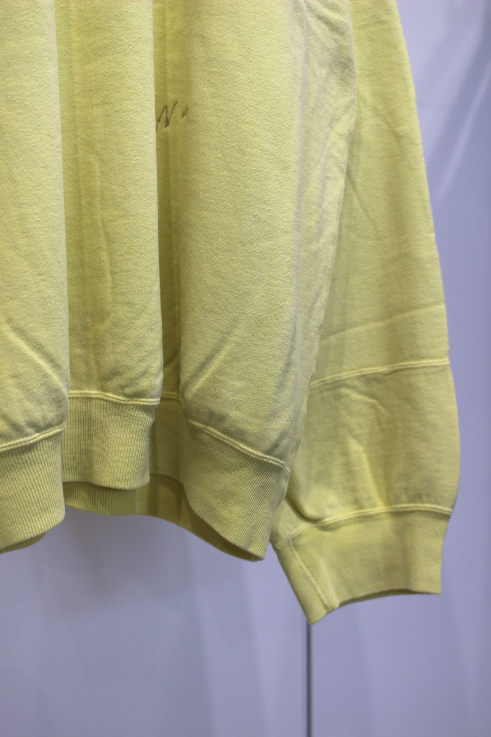 FLEECE-LINED SWEAT SHIRT | YELLOW | スウェット