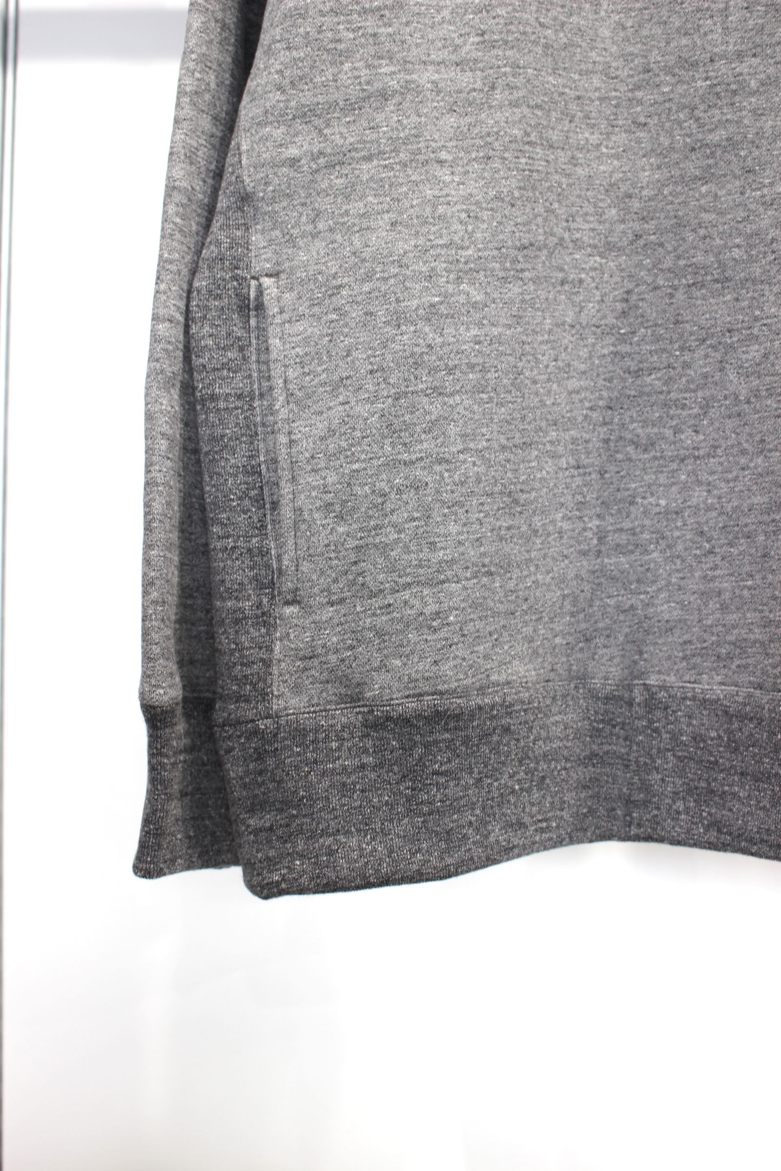 RAFFY HIGH-CREW NECK P/O -brushed- | CHARCOAL | スウェット