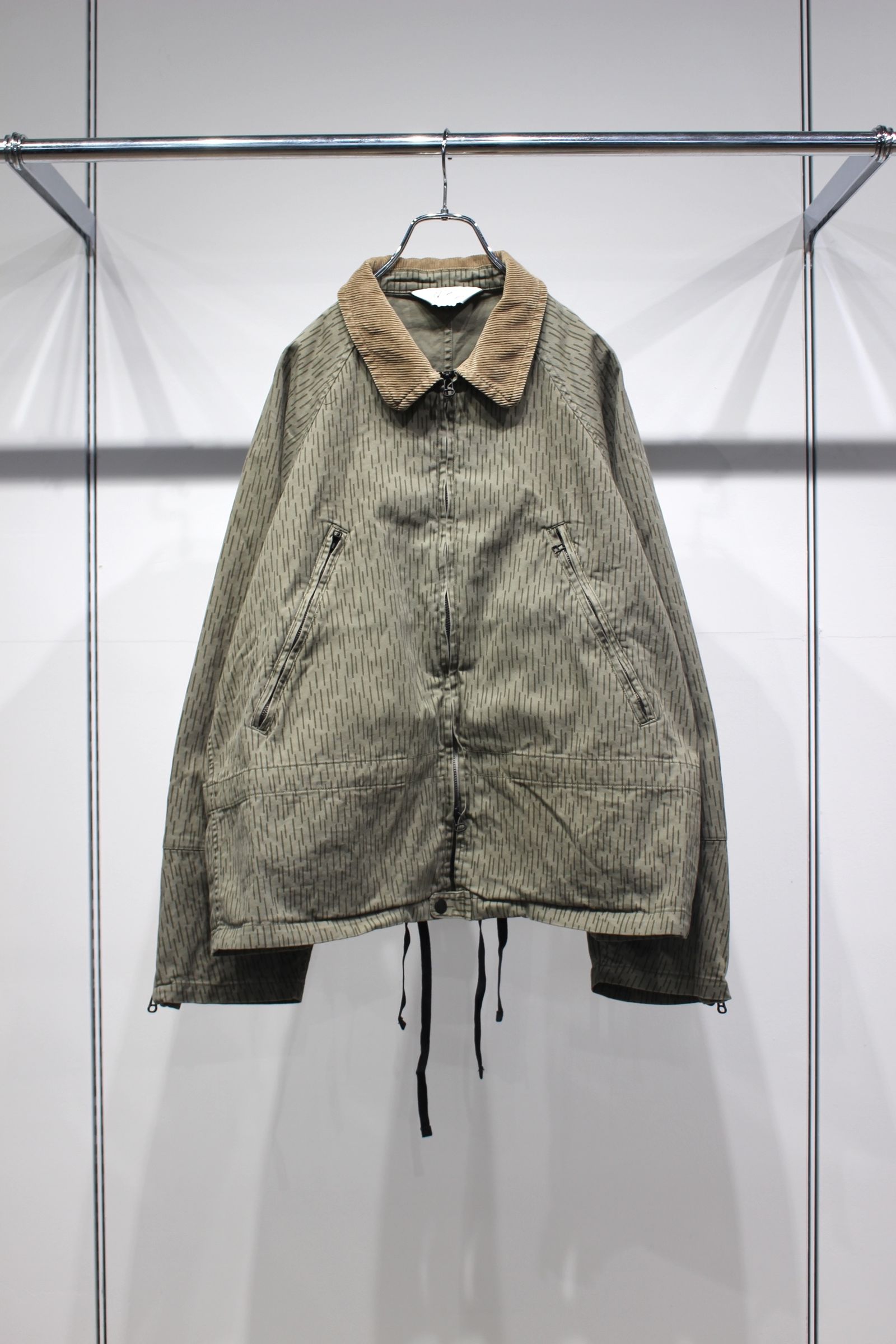 CAMO ZIPUP JACKET | RAIN DROP CAMO | ジャケット