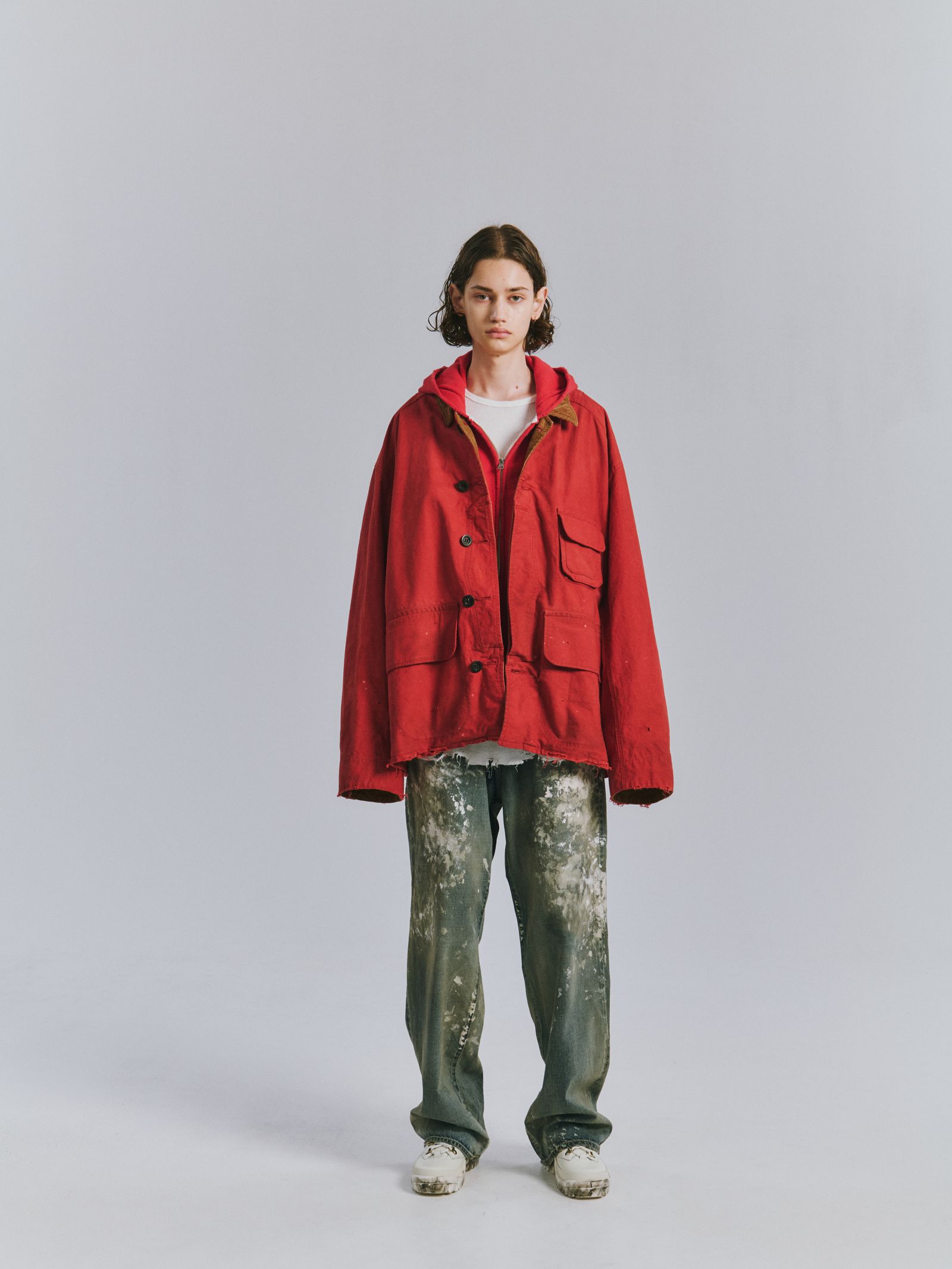 REVERSIBLE WORK JACKET | RED | リバーシブルジャケット