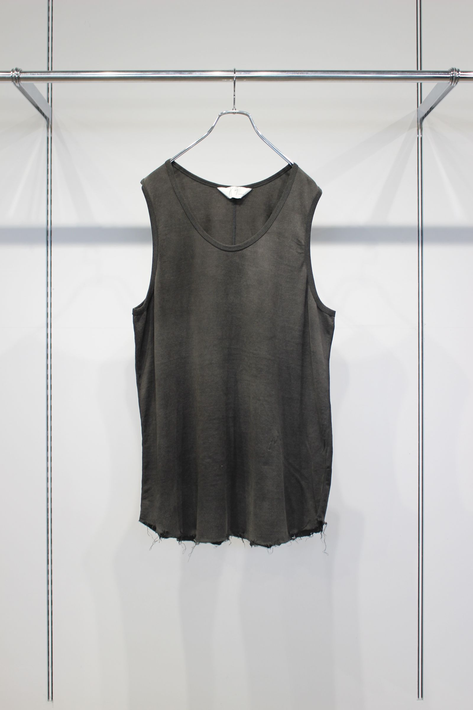 UNEVENNESS TANK TOP | BLACK | タンクトップ