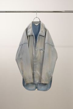 [ラスト1点] AGING CHAMBRAY LONG SHIRT | INDIGO | シャンブレーシャツ