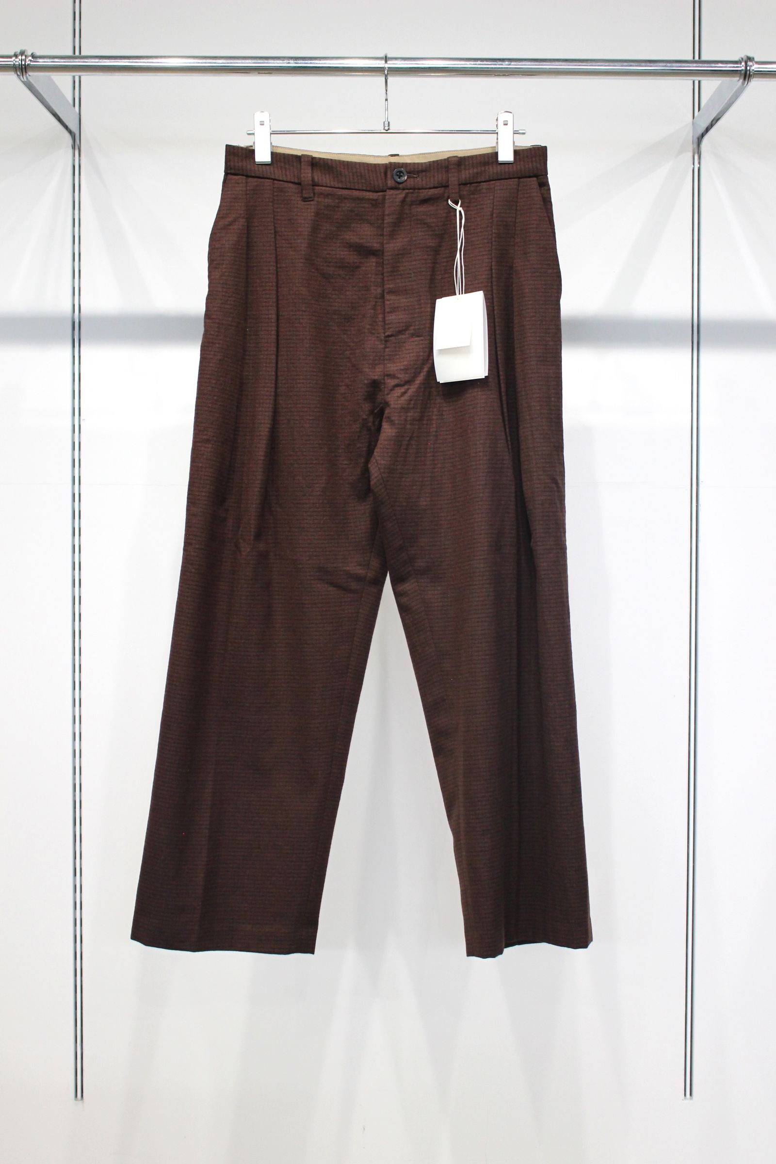 DOUBLE TAILORED JACKET | PLAID CHECK WOOL SLACKS | GRAPH CHECK | セットアップ