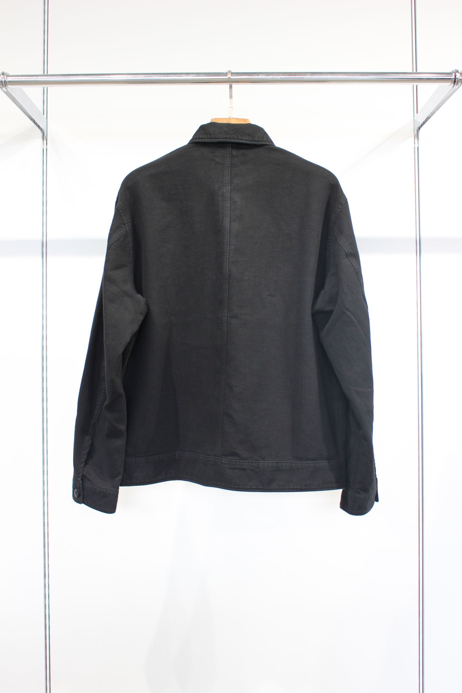 HREINN BLOUSON | BLACK | シャツブルゾン