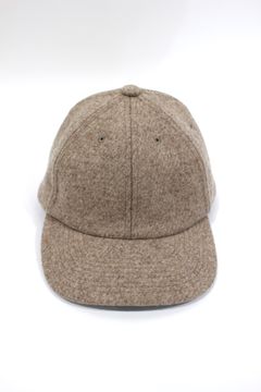 HEAVY WOOL CASHMERE TRICOTINE 6P CAP/BEIGE