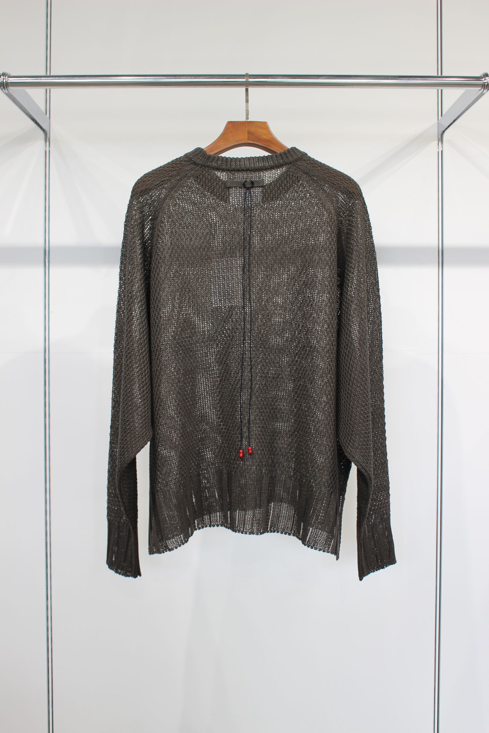 MESH KNIT/CHARCOAL