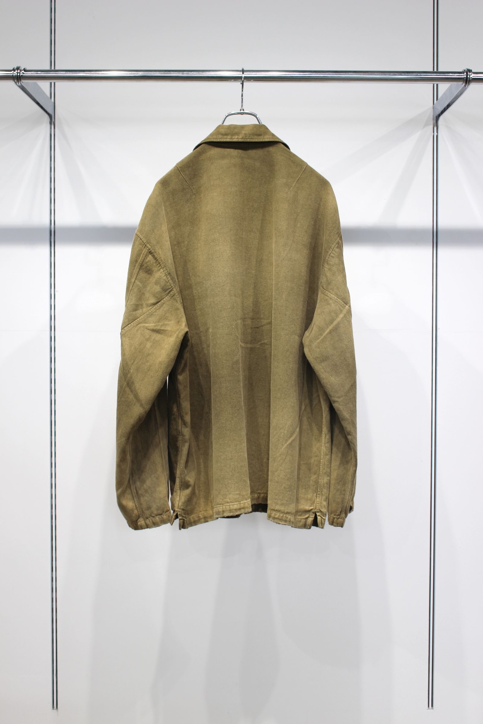 FADED L/C WORK SHIRT | OLIVE | シャツジャケット