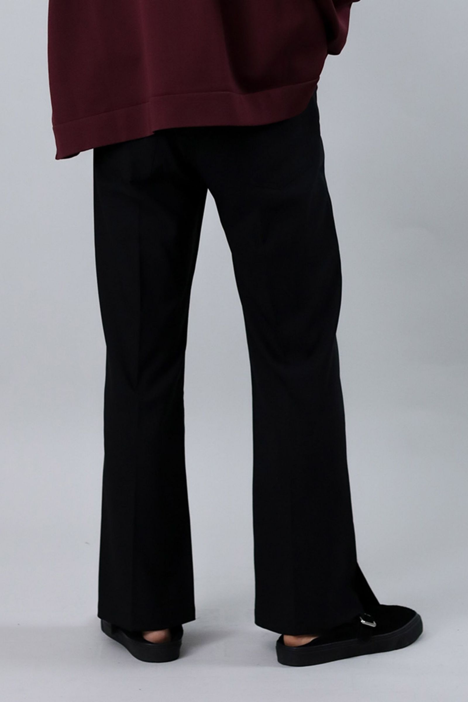 PE WEATHER STRECH FLARE PT/フレアパンツ