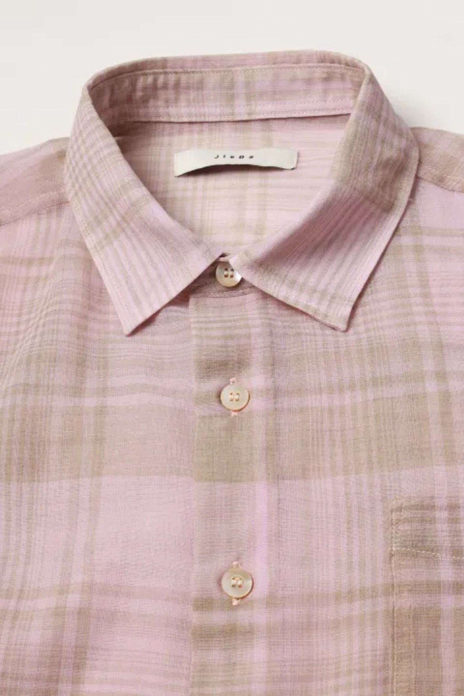 [ラスト1点] CHECK SHIRT | LIGHT PINK | シャツ