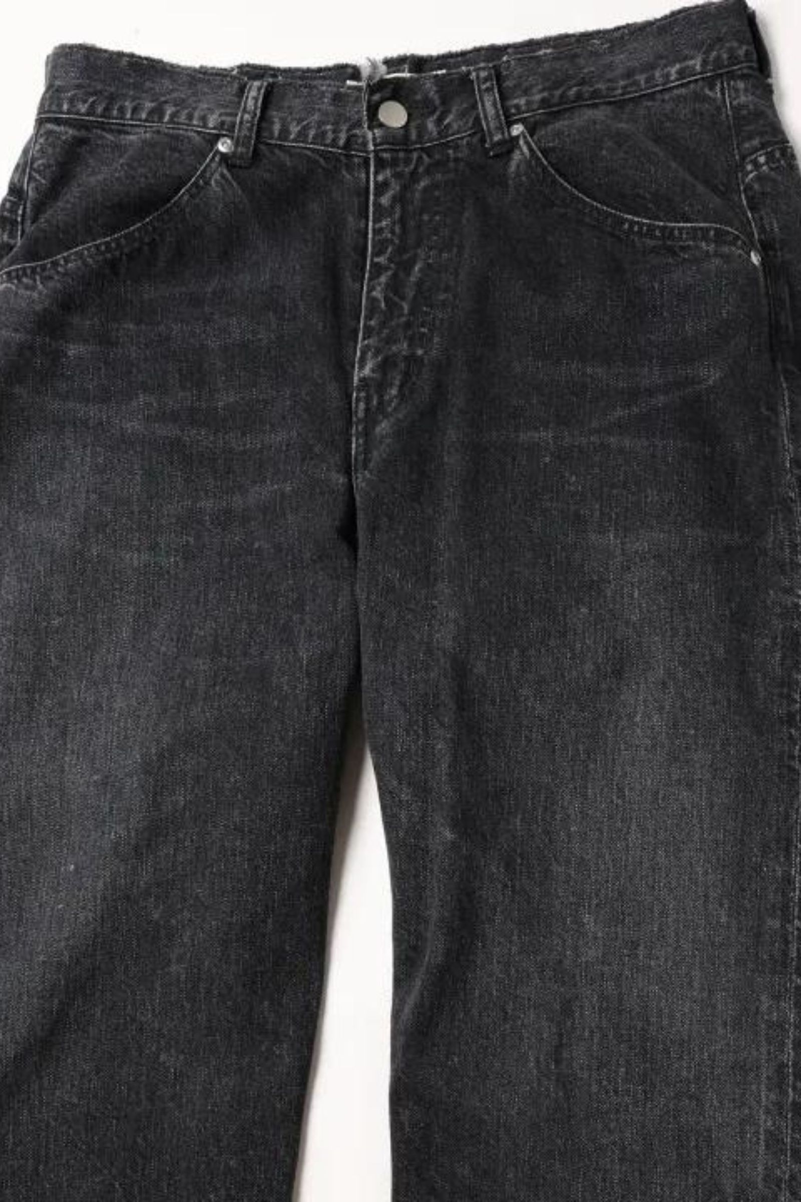 JieDa - USED 3D BAGGY DENIM | BLACK | デニム | NapsNote