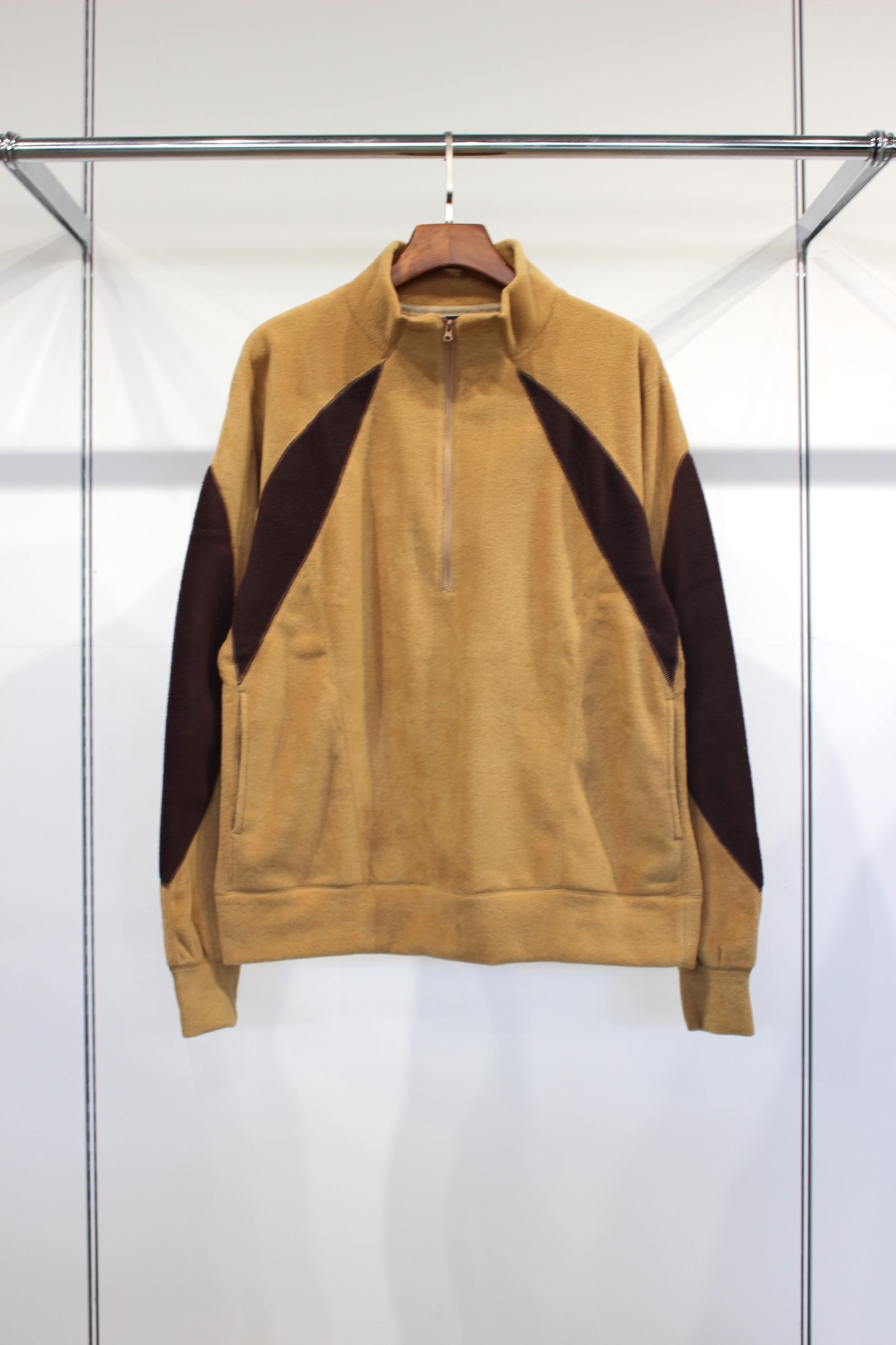 「OL/オーエル」SWITCHING FLEECE HALF ZIP L/S メンズ OL - [ラスト1点] SWITCHING FLEECE HALF ZIP L/S | BLACK
