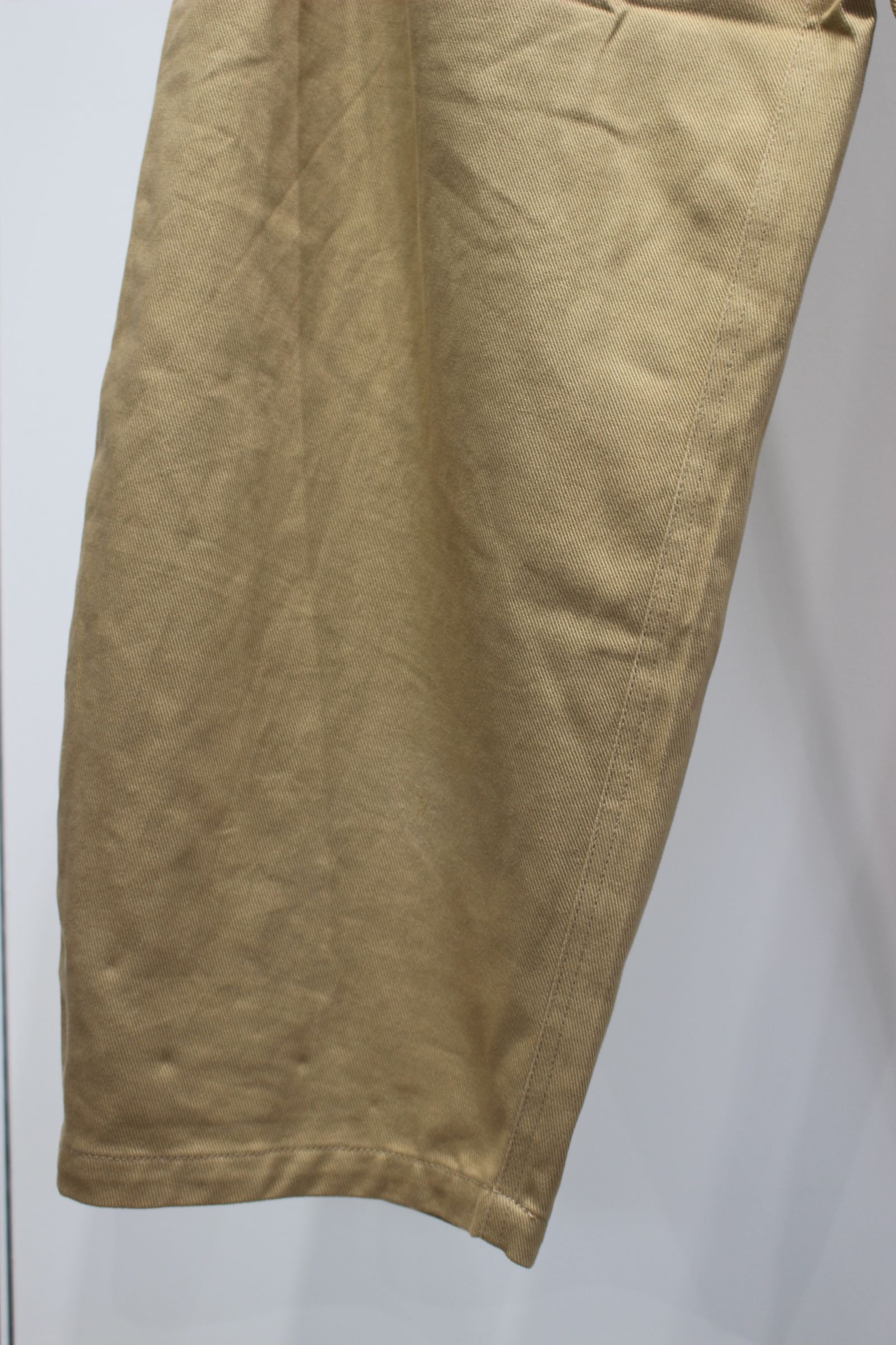 Clear Twill Crescent Wide 5-Pocket Trousers | BEIGE | 5ポケットパンツ