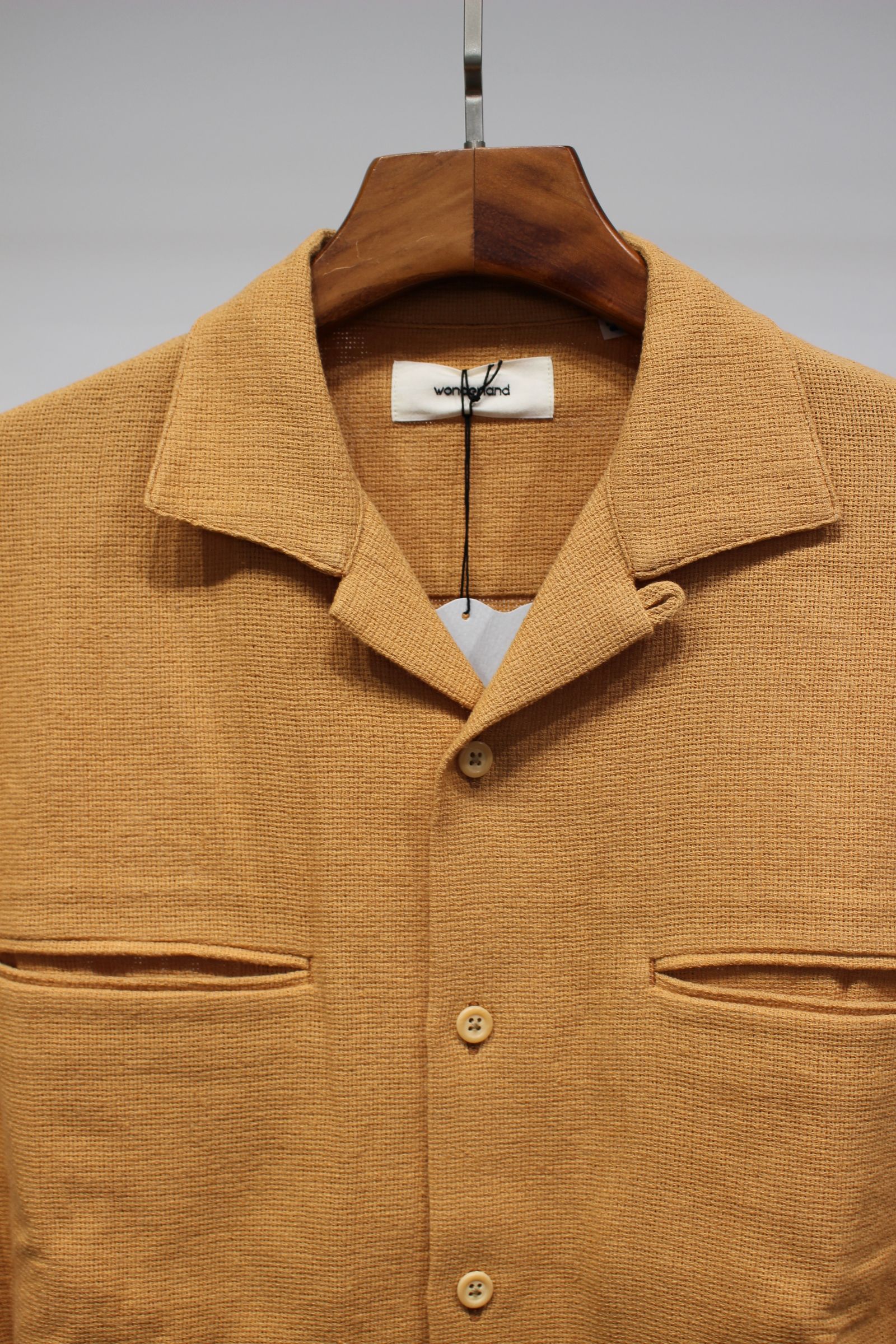 Linen Panama Shirts | INDIAN YELLOW | シャツ