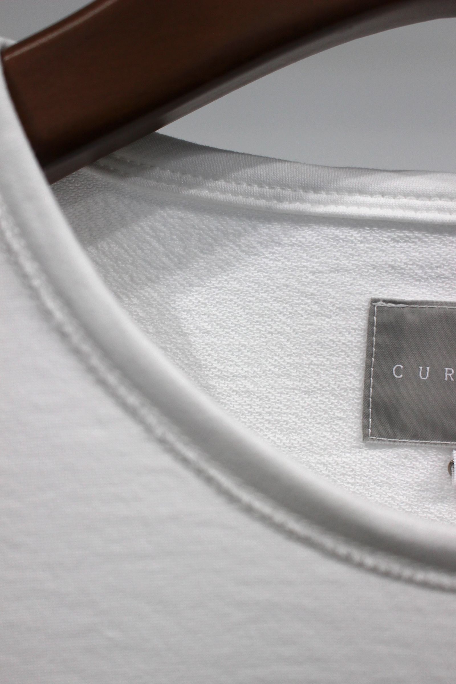 COMPACT FRENCH TERRY Q/S TEE | WHITE | カットソー