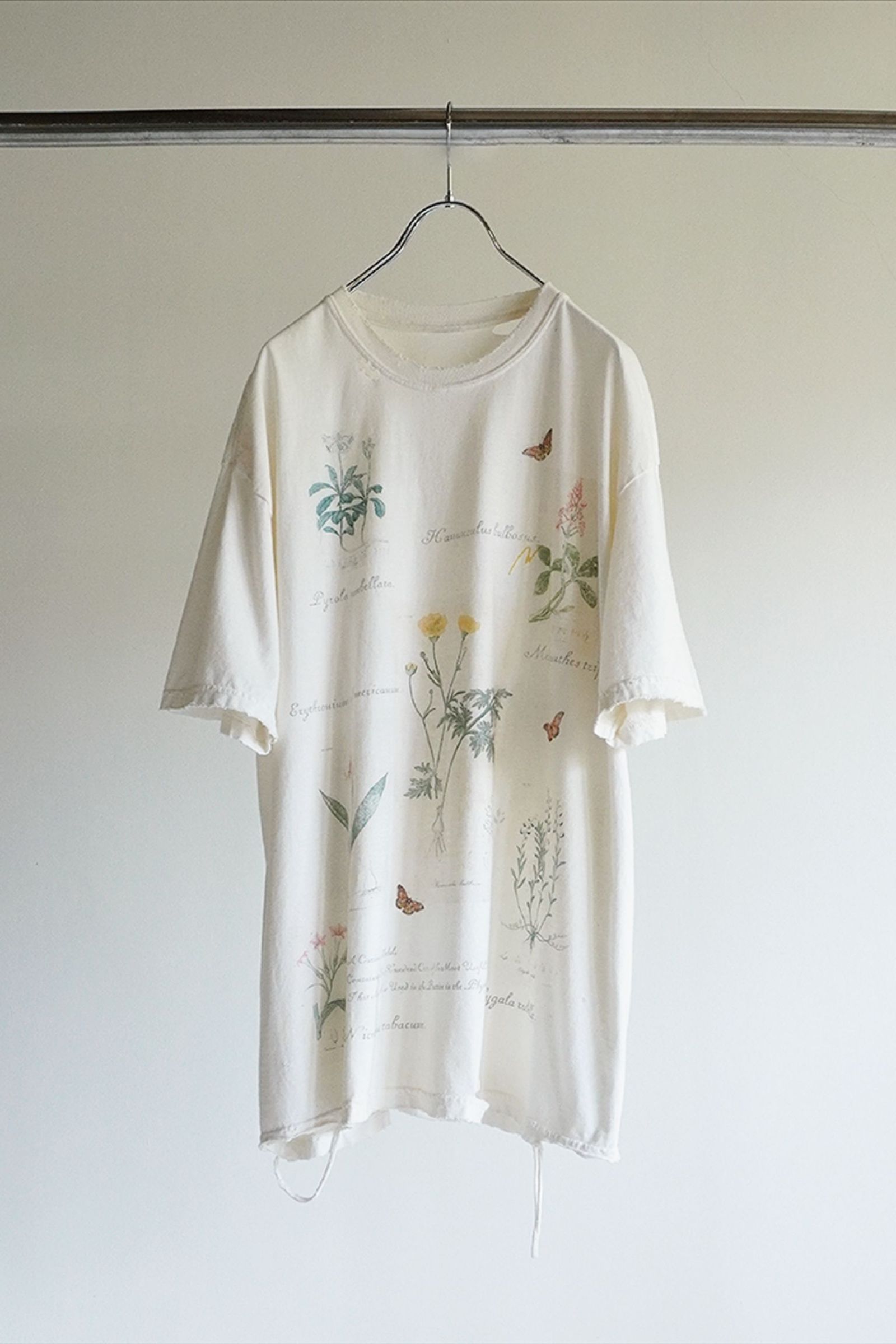 BOTANICAL T-SHIRT/WHITE