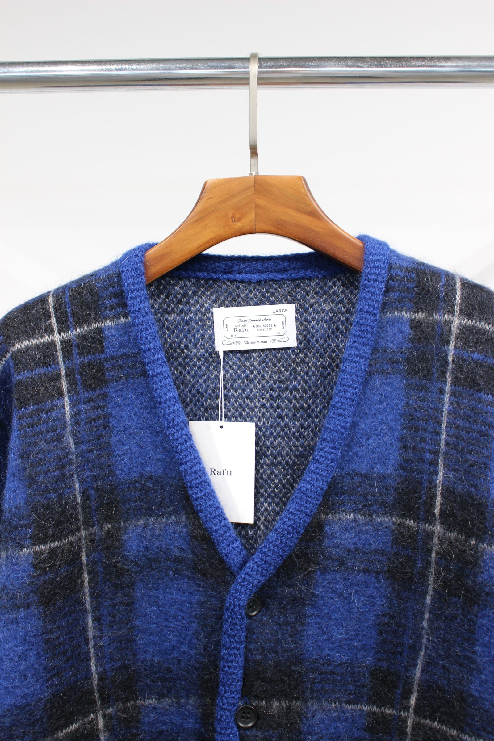 Rafu - Mohair Cardigan/BLUE | NapsNote