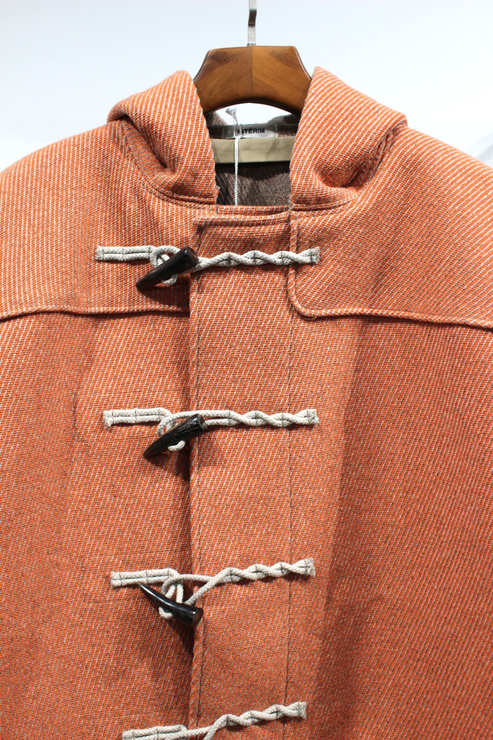 HYPER BIG CASHMERE HEAVY ROYAL NAVY DUFFEL COAT | ORANGE | ダッフルコート