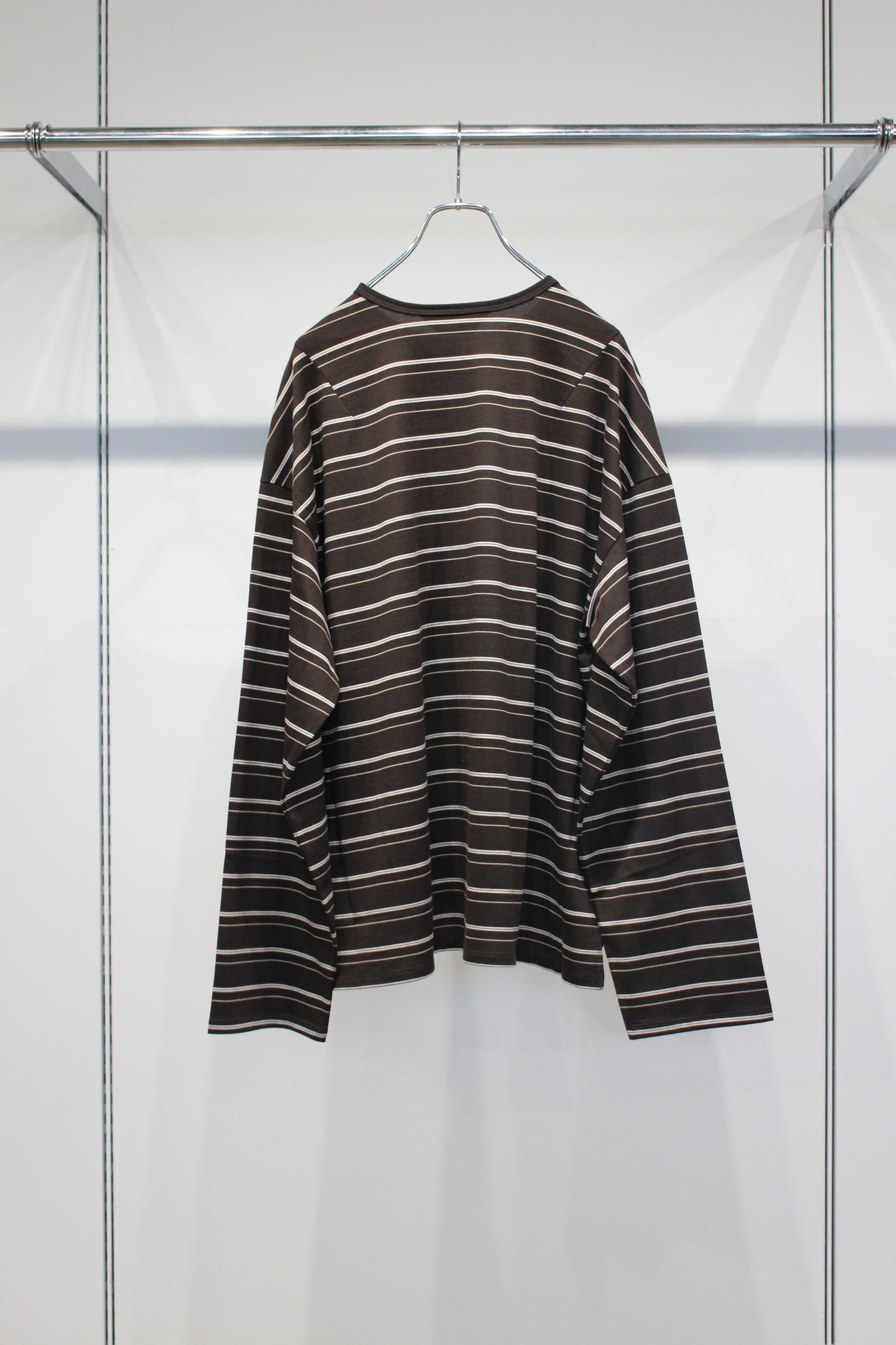 BORDER LS T-SHIRT | BLACK | カットソー