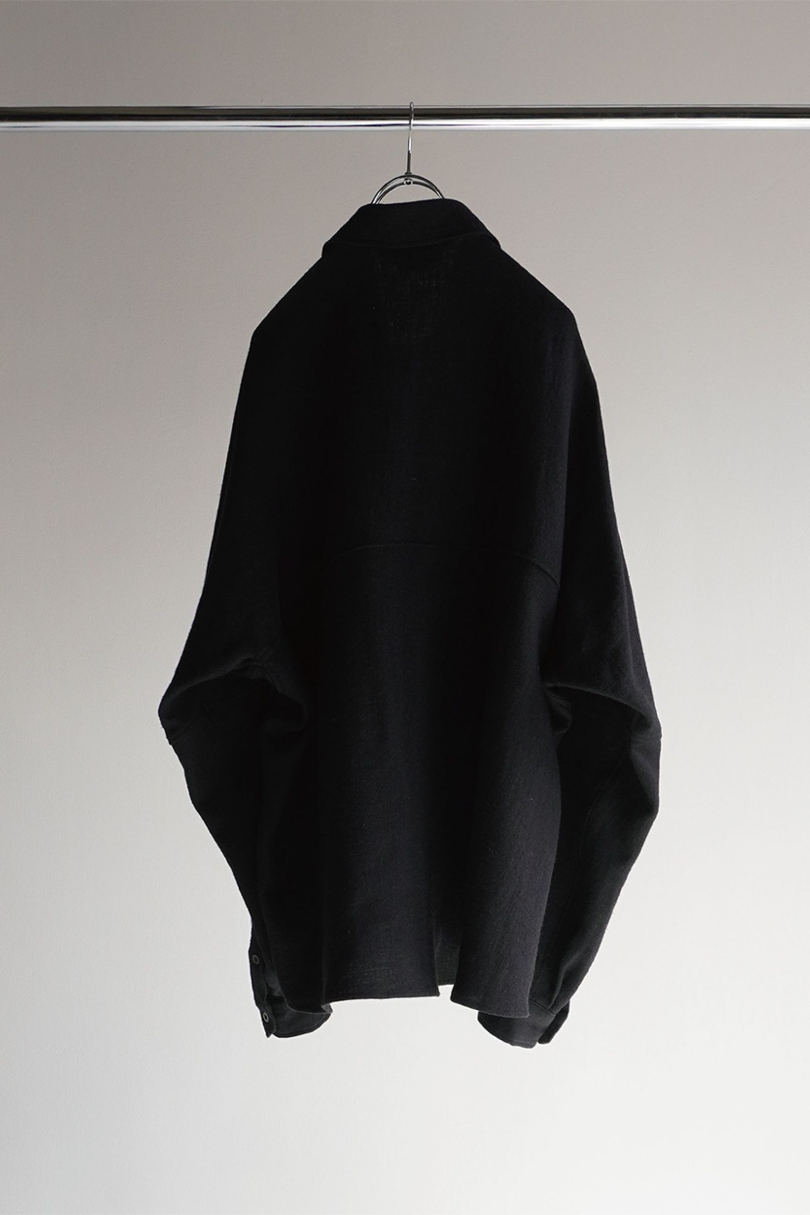 Fujito Kimono sleeve t-shirt in charcoal cotton – No Man