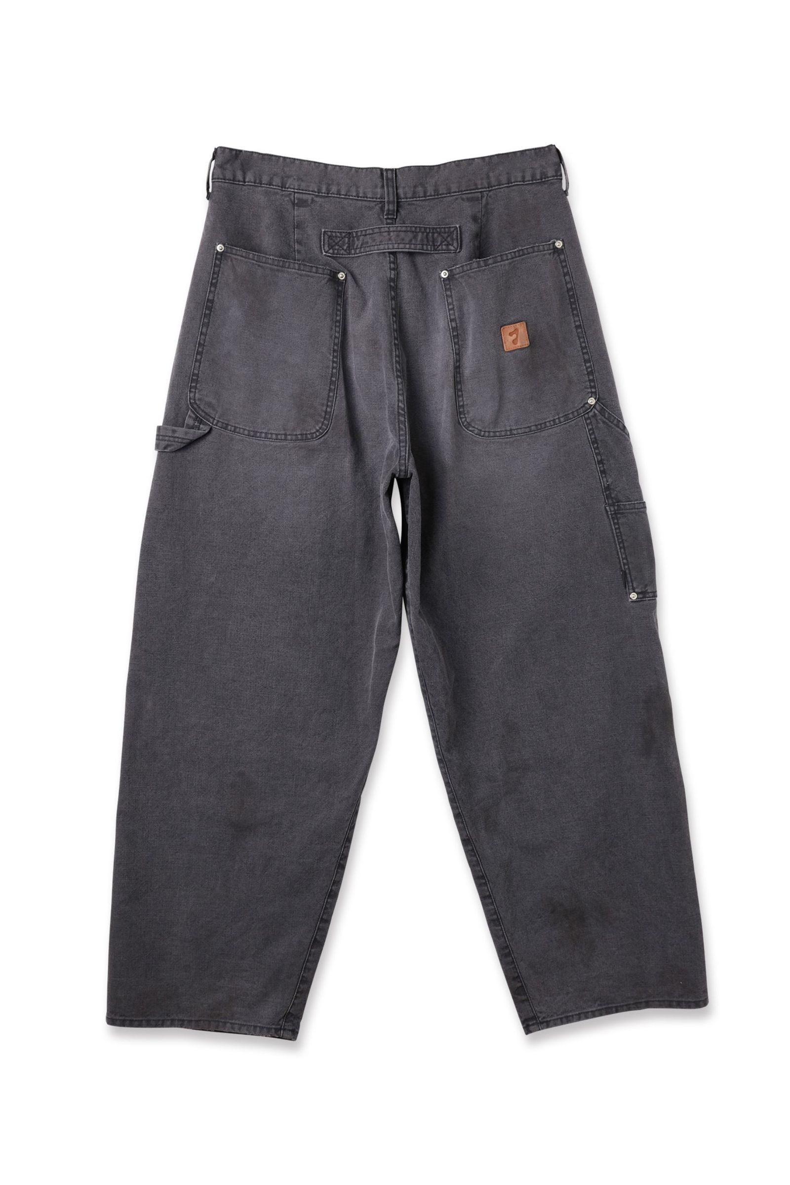 DUCK DOUBLE KNEE PANTS | BLACK | ダブルニーパンツ