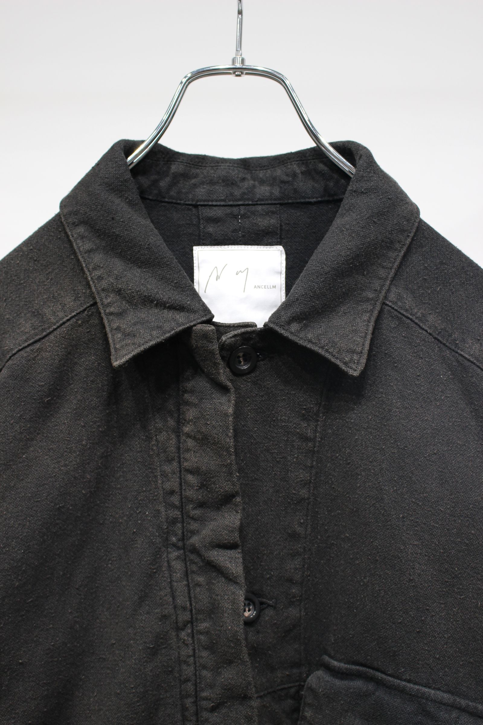 [ラスト1点] C/R DUCK COVERALL JACKET | BLACK | カバーオール