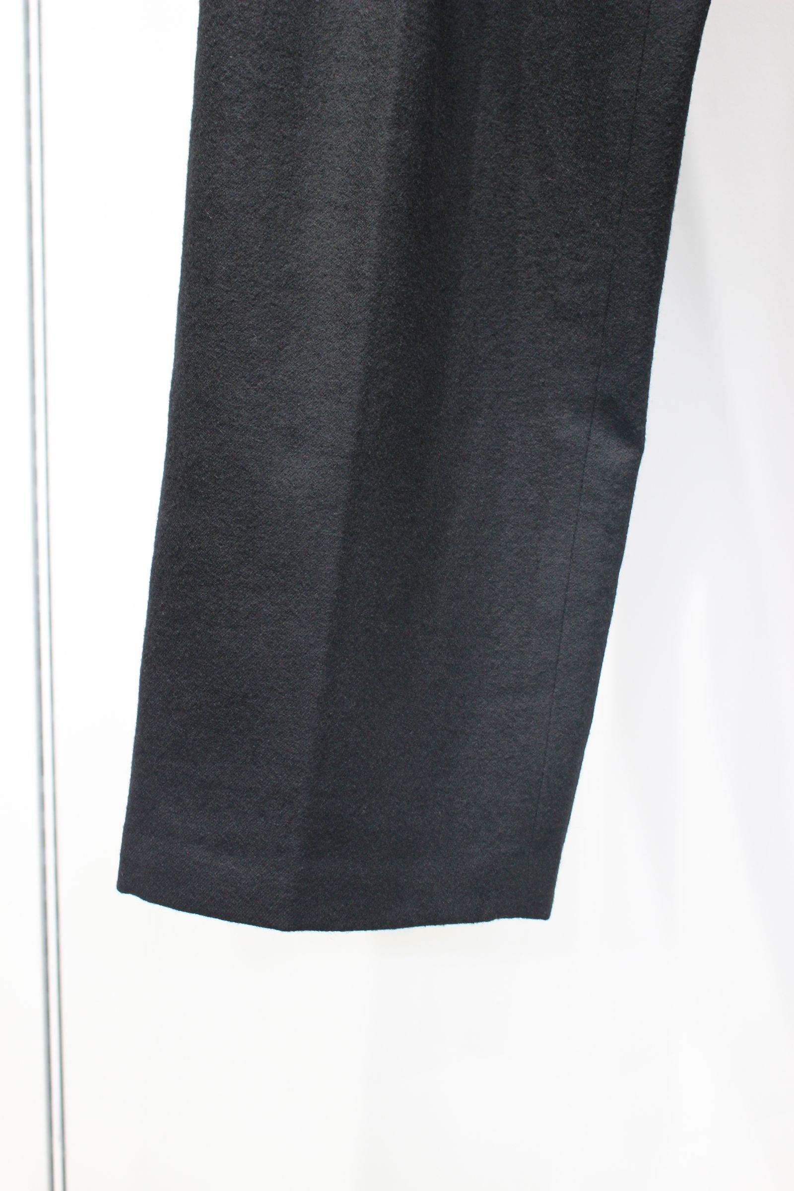 DOUBLE TAILORED JACKET | WOOL SLACKS | BLACK | セットアップ