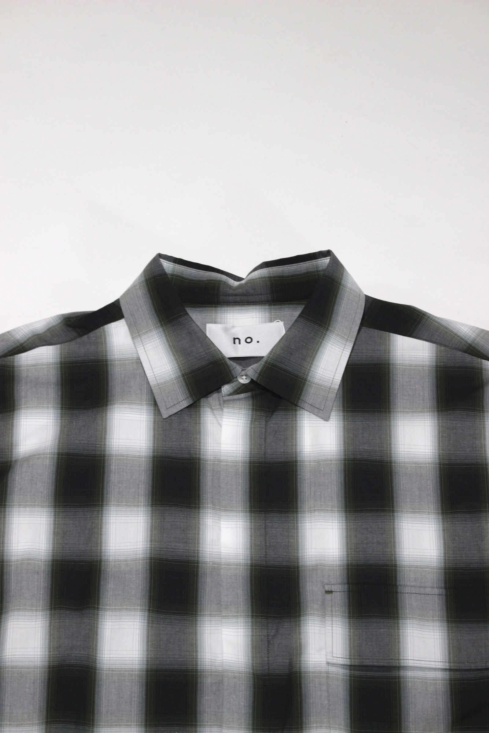 FRONT FLY SHIRT/チェックシャツ