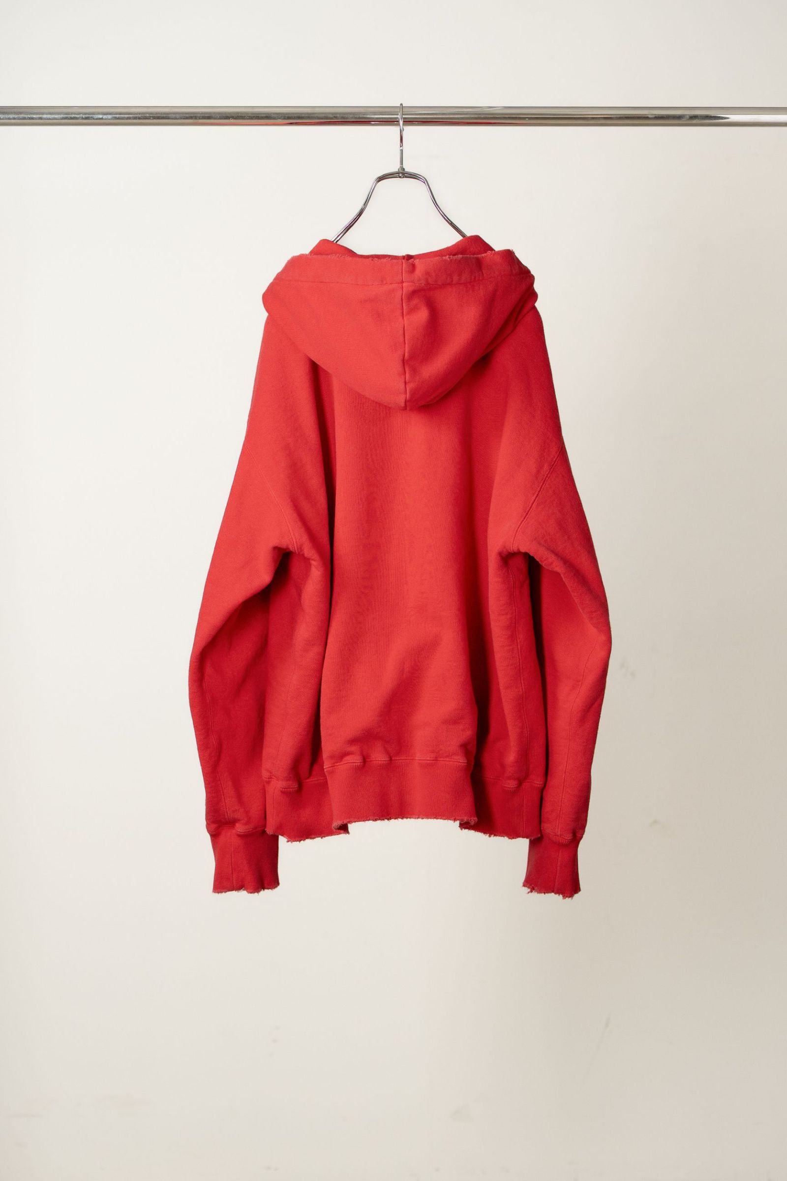 ZIP UP HOODIE | RED | ジップフーディー