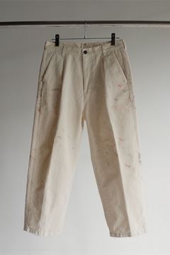 PAINT CHINO TROUSERS/BEIGE