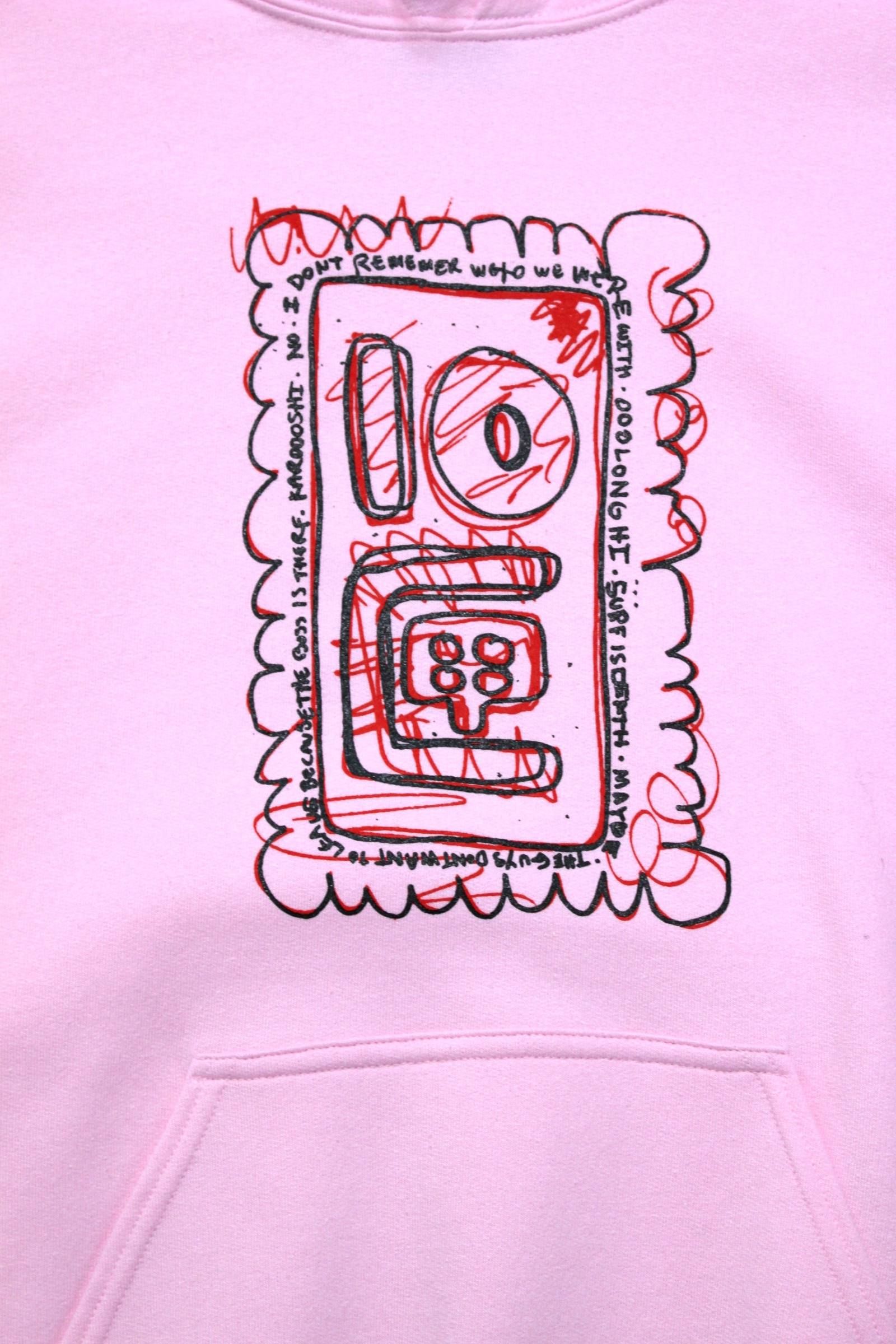 A TENBOX HOODIE/ピンクフーディー