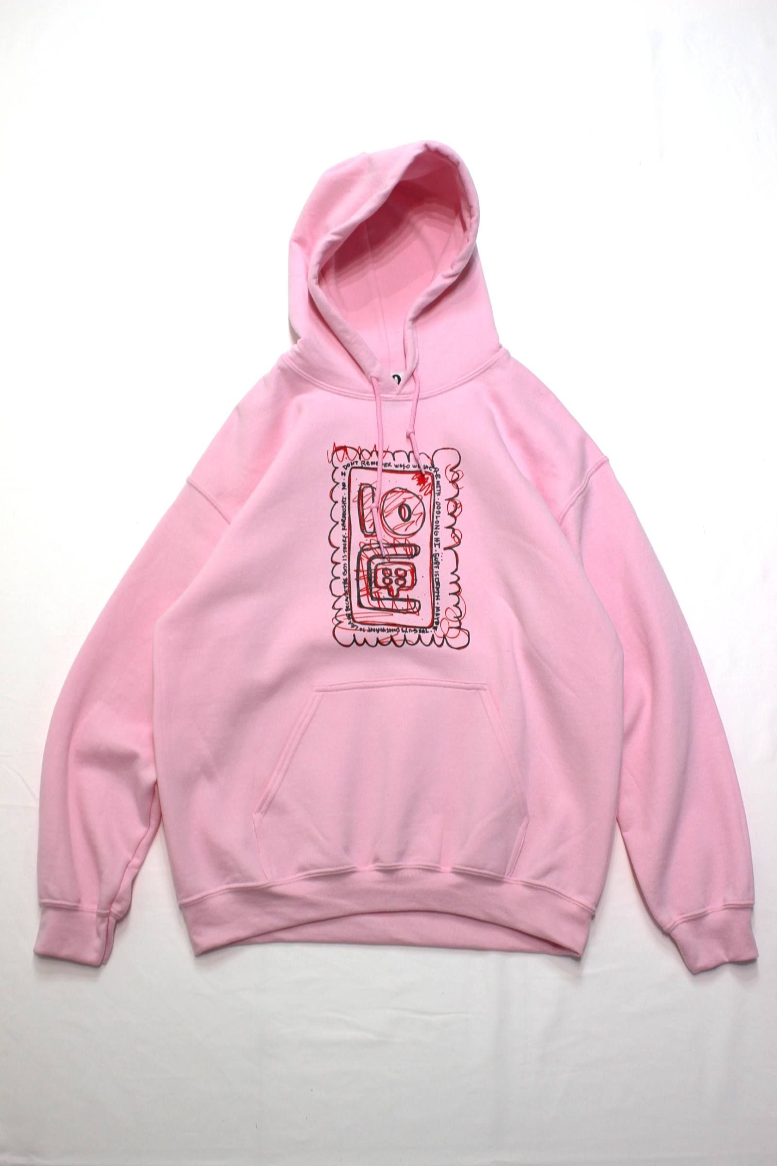 A TENBOX HOODIE/ピンクフーディー
