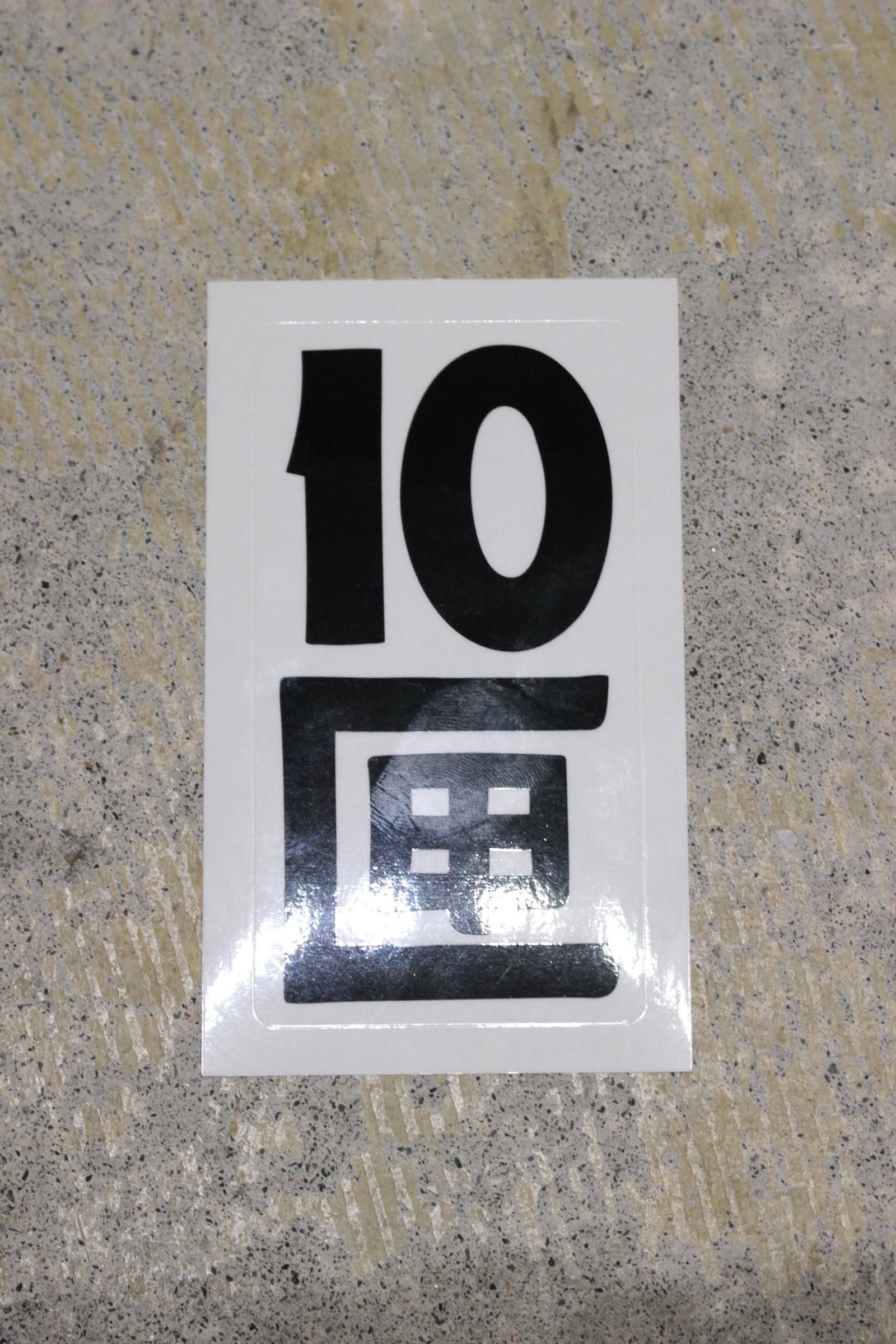 J TENBOX STICKER/ロゴステッカー