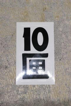 J TENBOX STICKER/ロゴステッカー