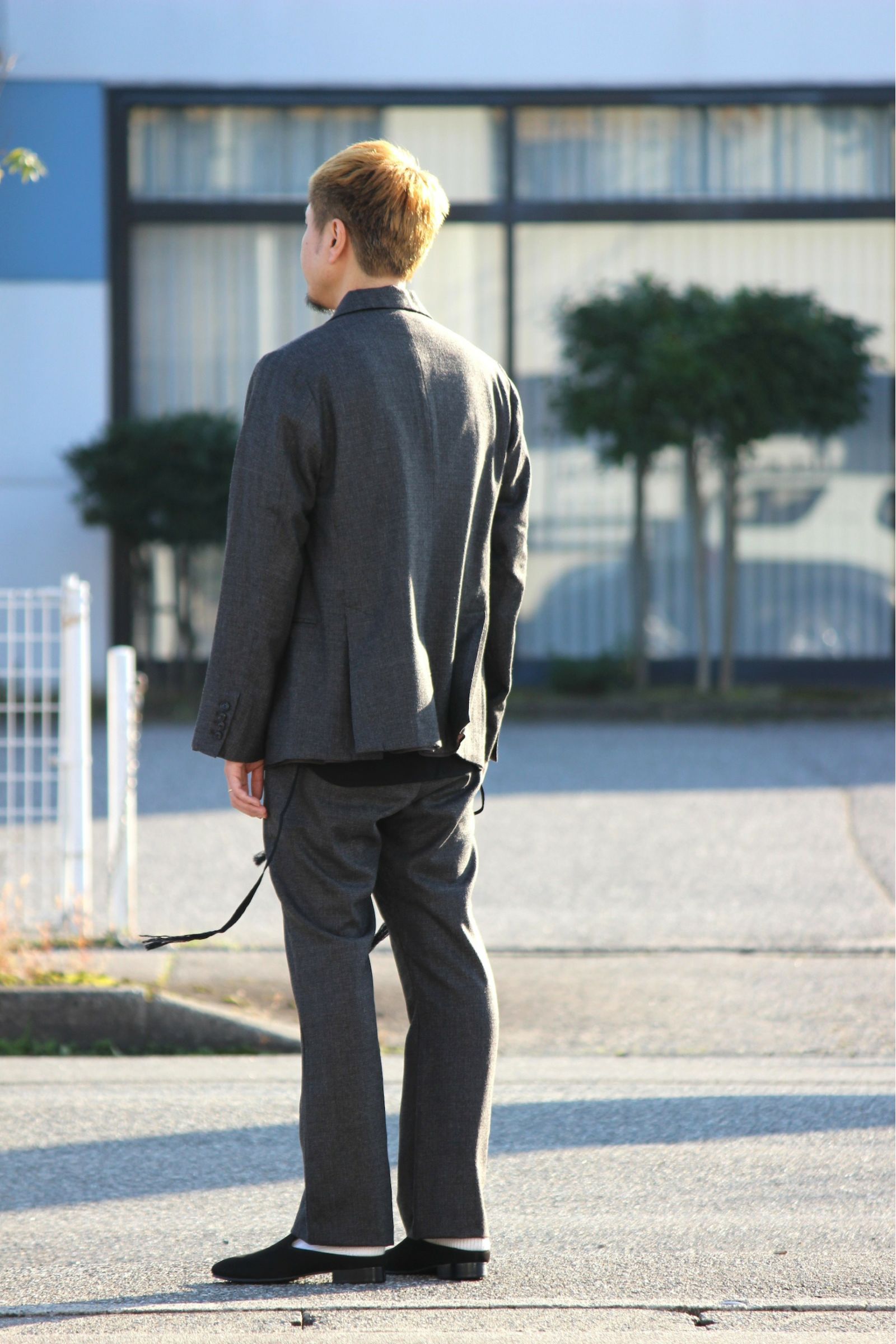 Style!【bukht/ブフト】NOTCHED LAPEL JACKET＆EASY TROUSERS着てみ