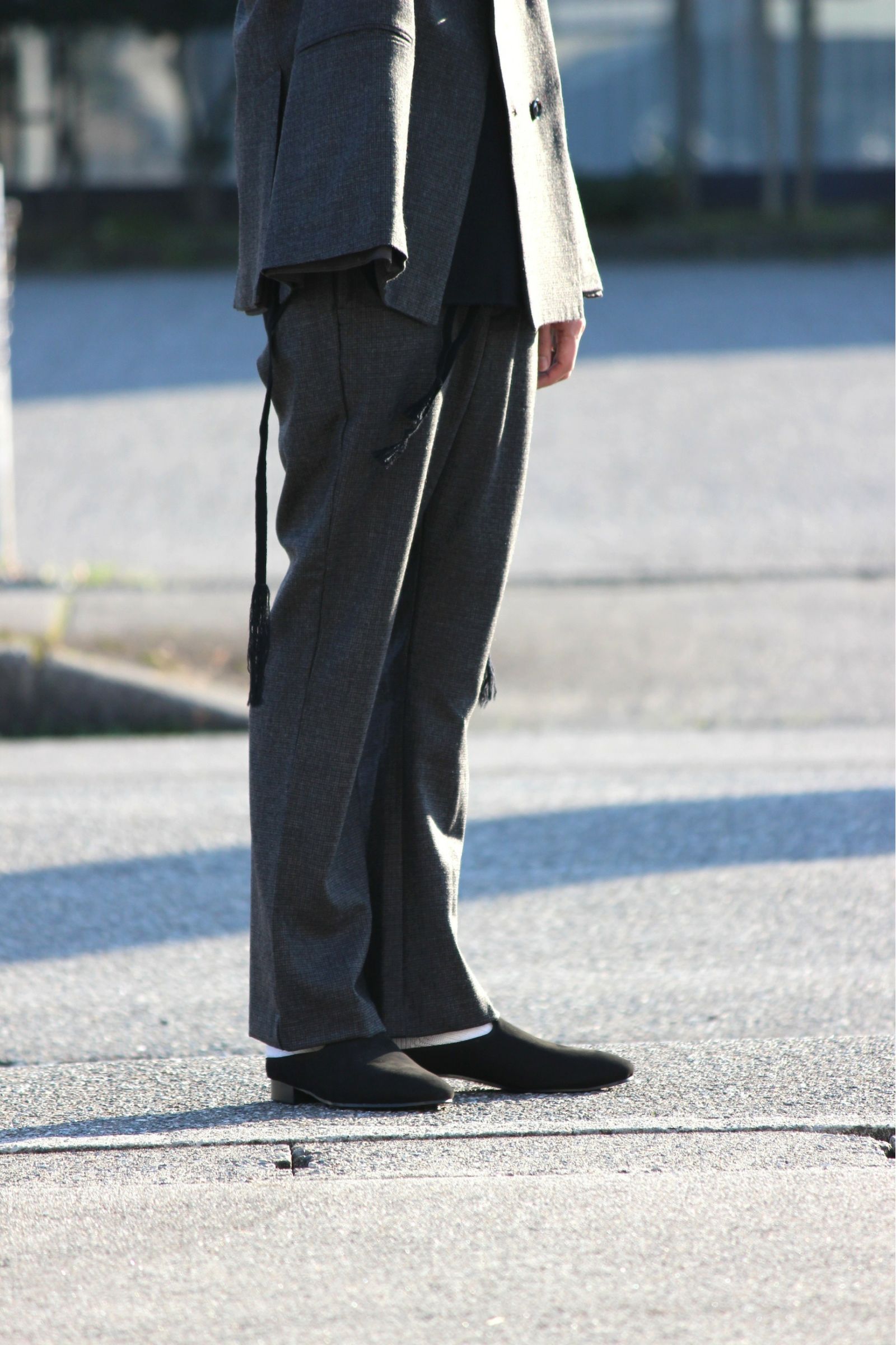 Style!【bukht/ブフト】NOTCHED LAPEL JACKET＆EASY TROUSERS着てみ