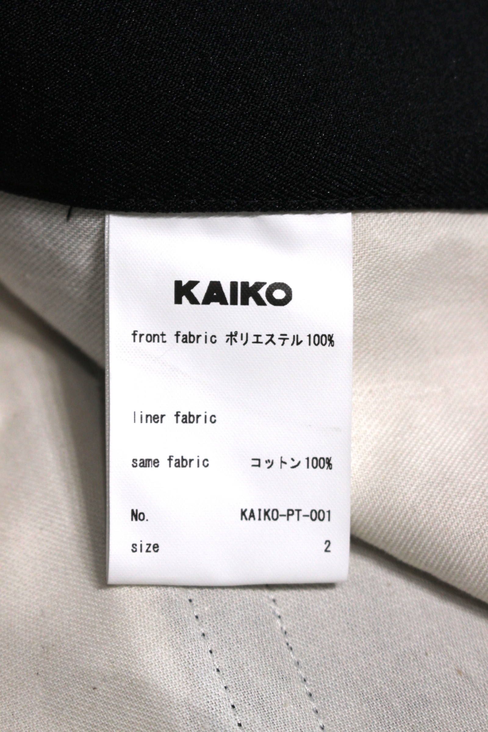 KAIKO - THE PREST/センタープレススラックス | NapsNote