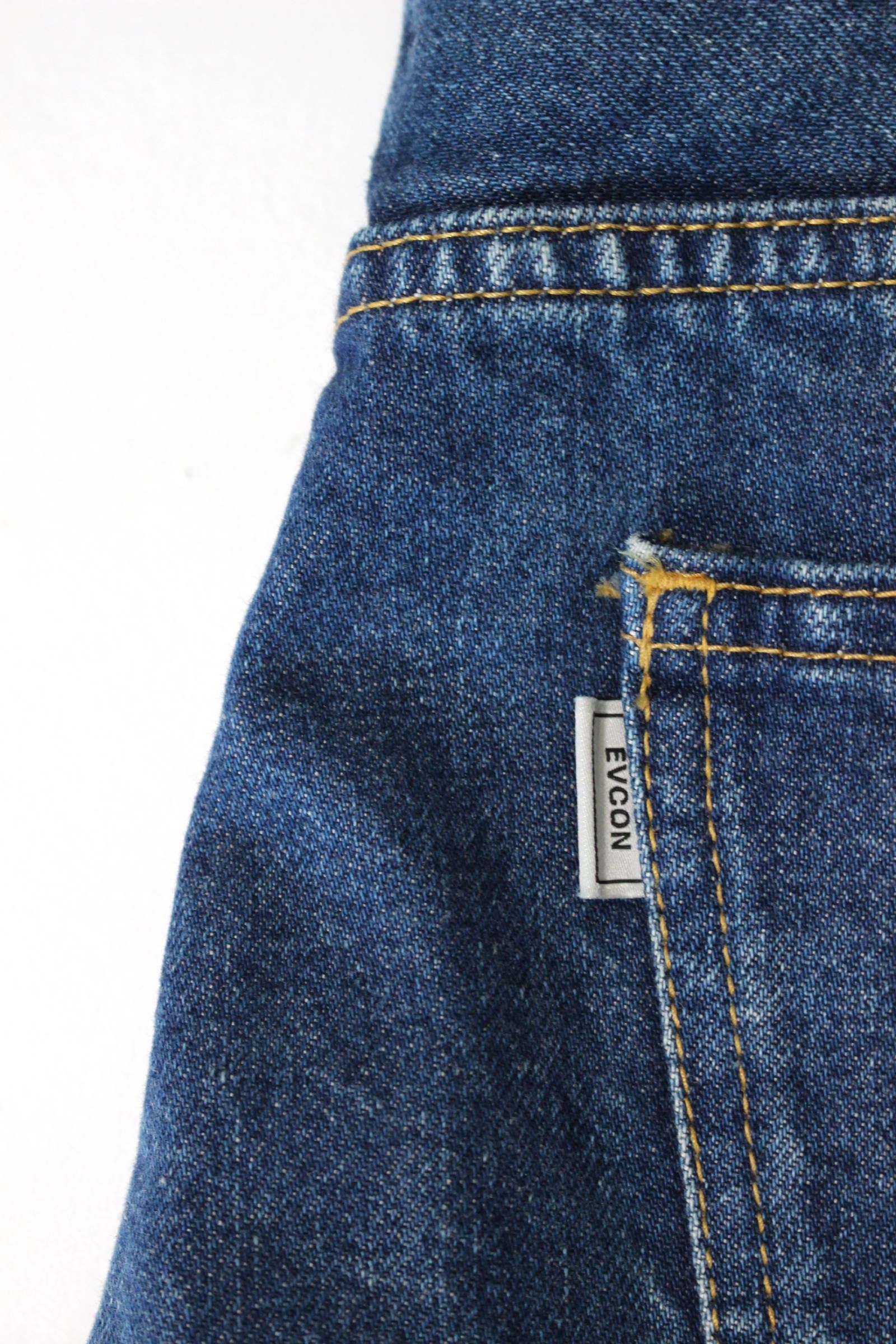 EVCON - 5POCKET DENIM PANTS(BIO WASH)/テーパードデニム