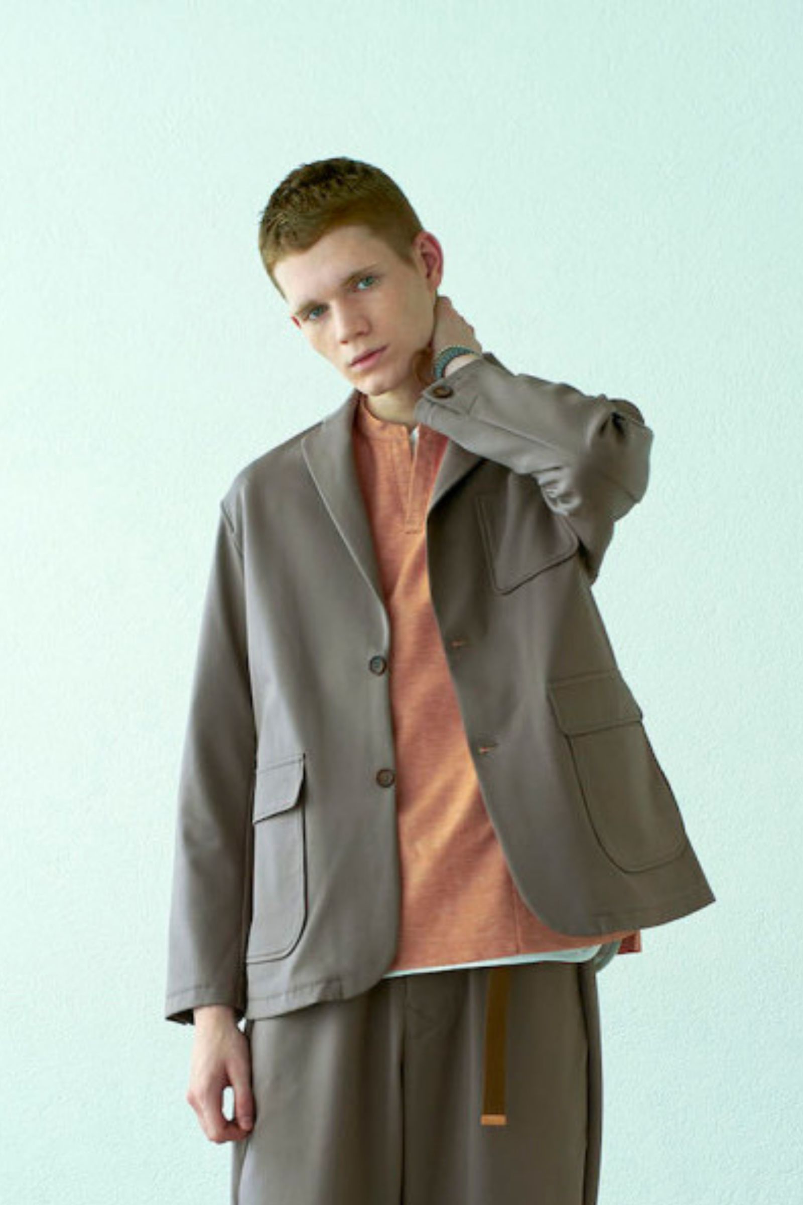 [ラスト1点] NOMADIC LS SMOCK SHIRTS | PINK | シャツ