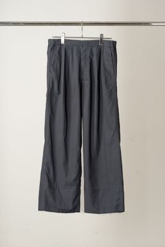 L/C TUCK EASY PANTS | NAVY | イージーパンツ