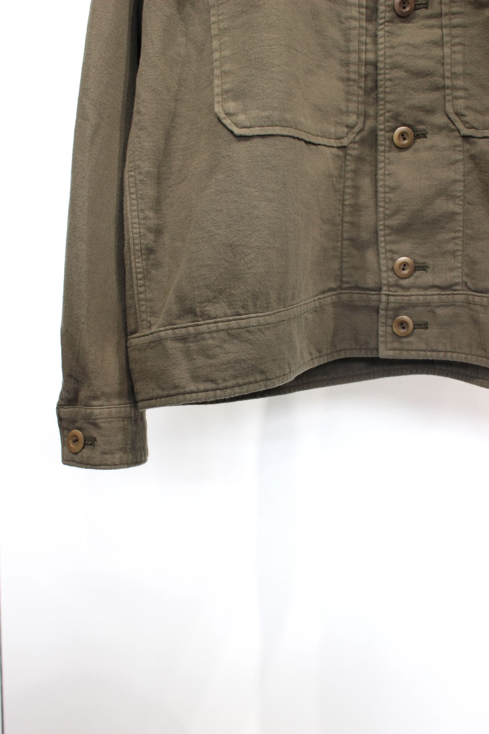 HREINN BLOUSON | OLIVE | シャツブルゾン