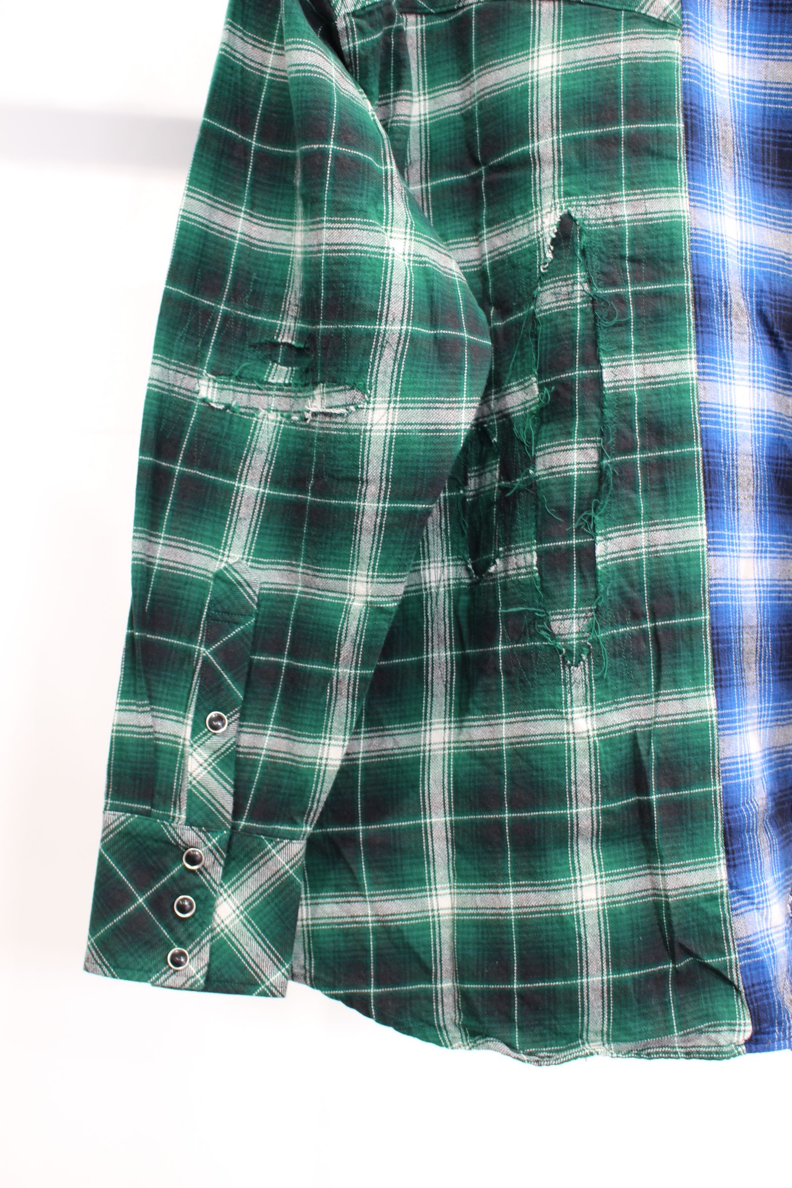 Remake shirt | GRE-BLU | シャツ