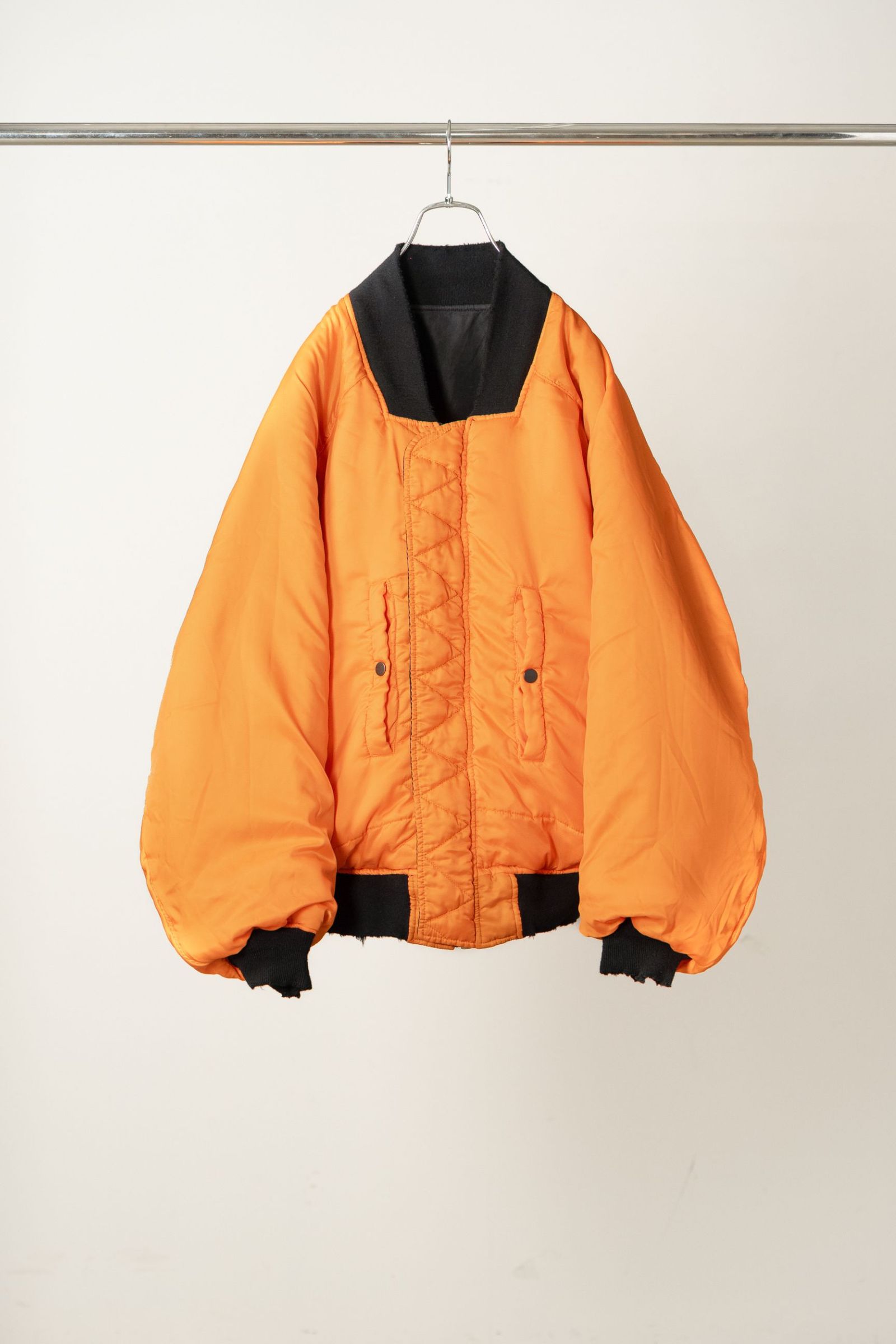 AGING BOMBER JACKET | BLACK | ボンバージャケット