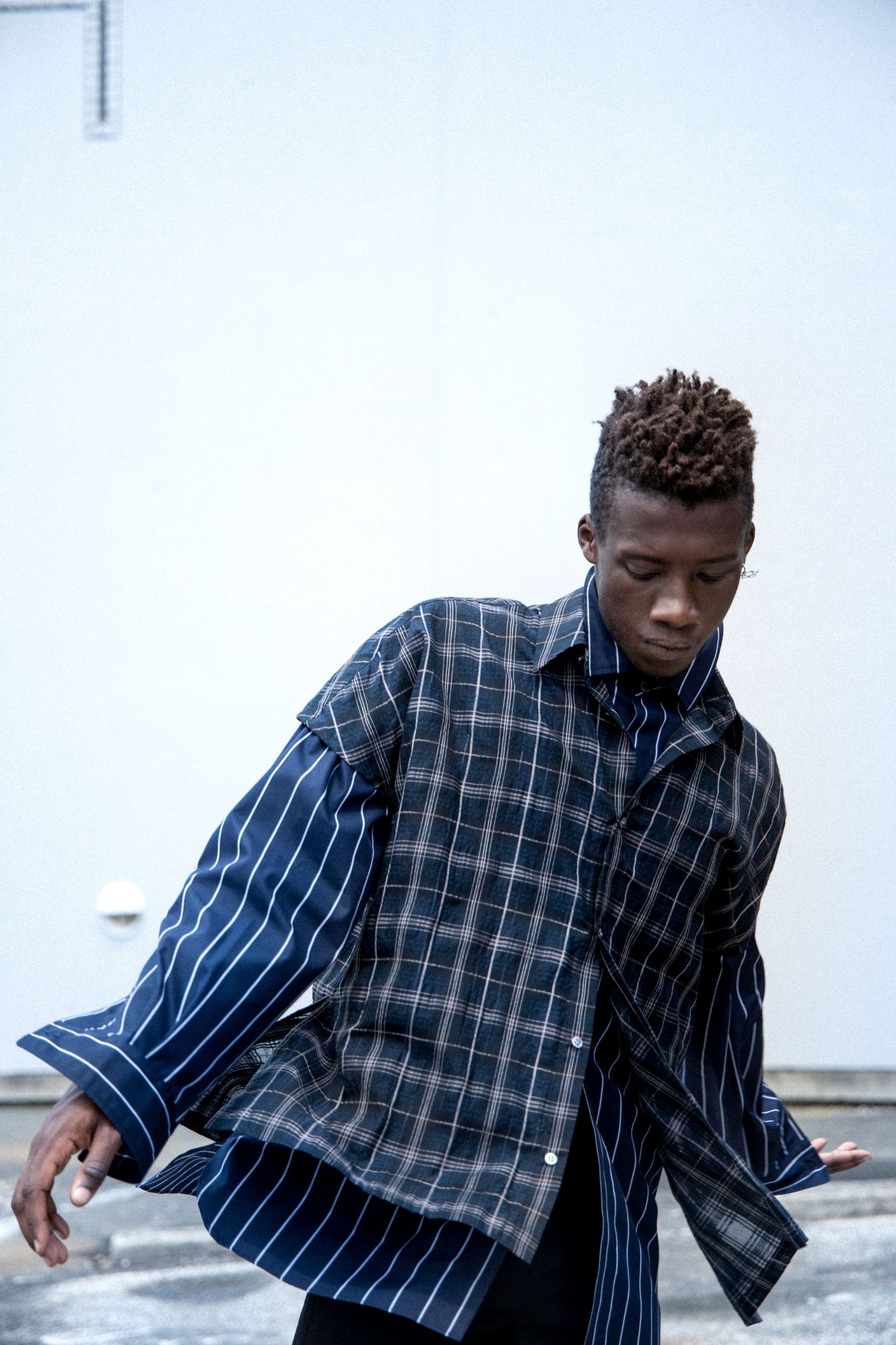 OVER SLIT SHIRT/スリットシャツ