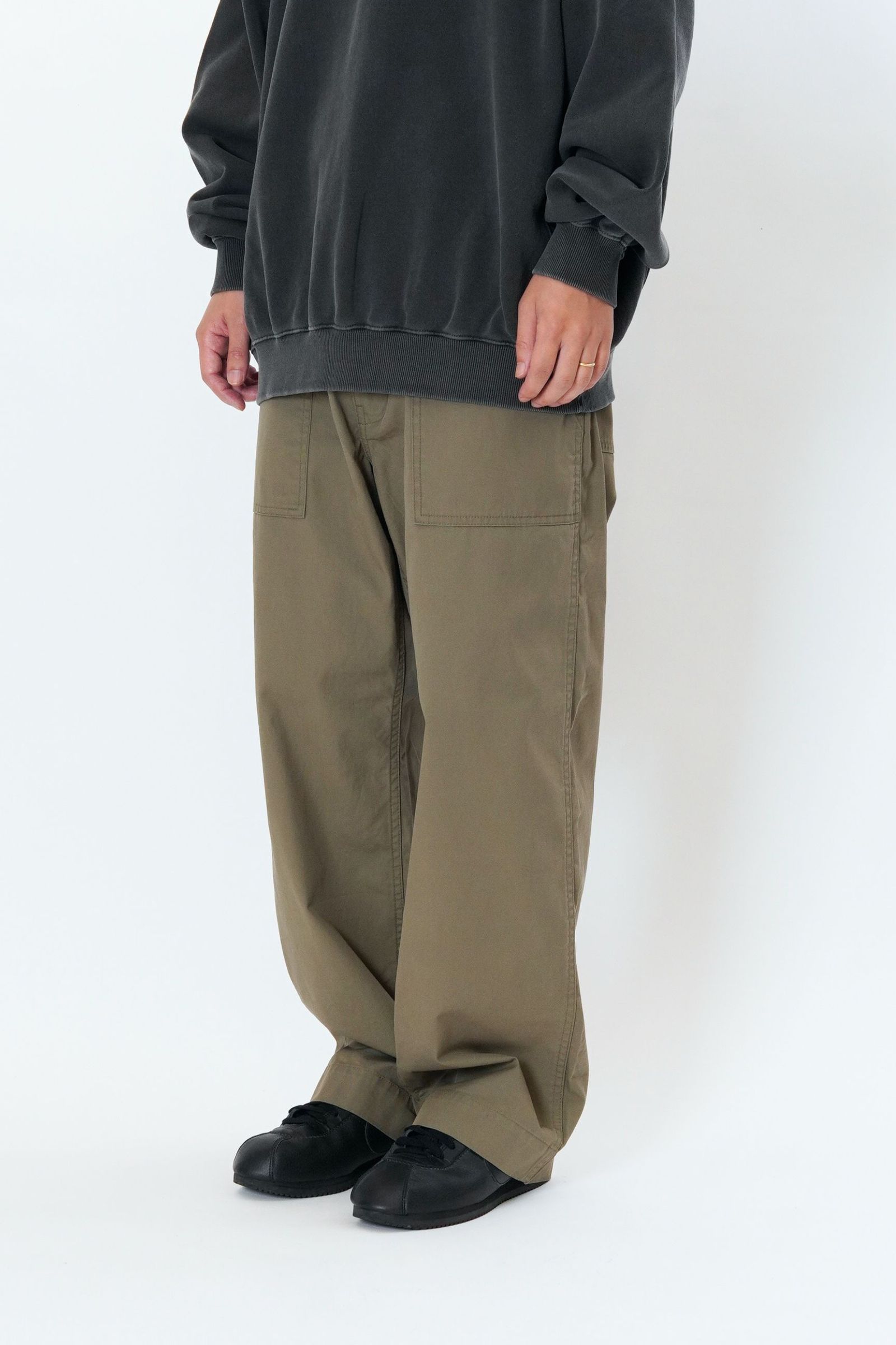 COTTON FATIGUE PANTS | KHAKI | ファティーグパンツ