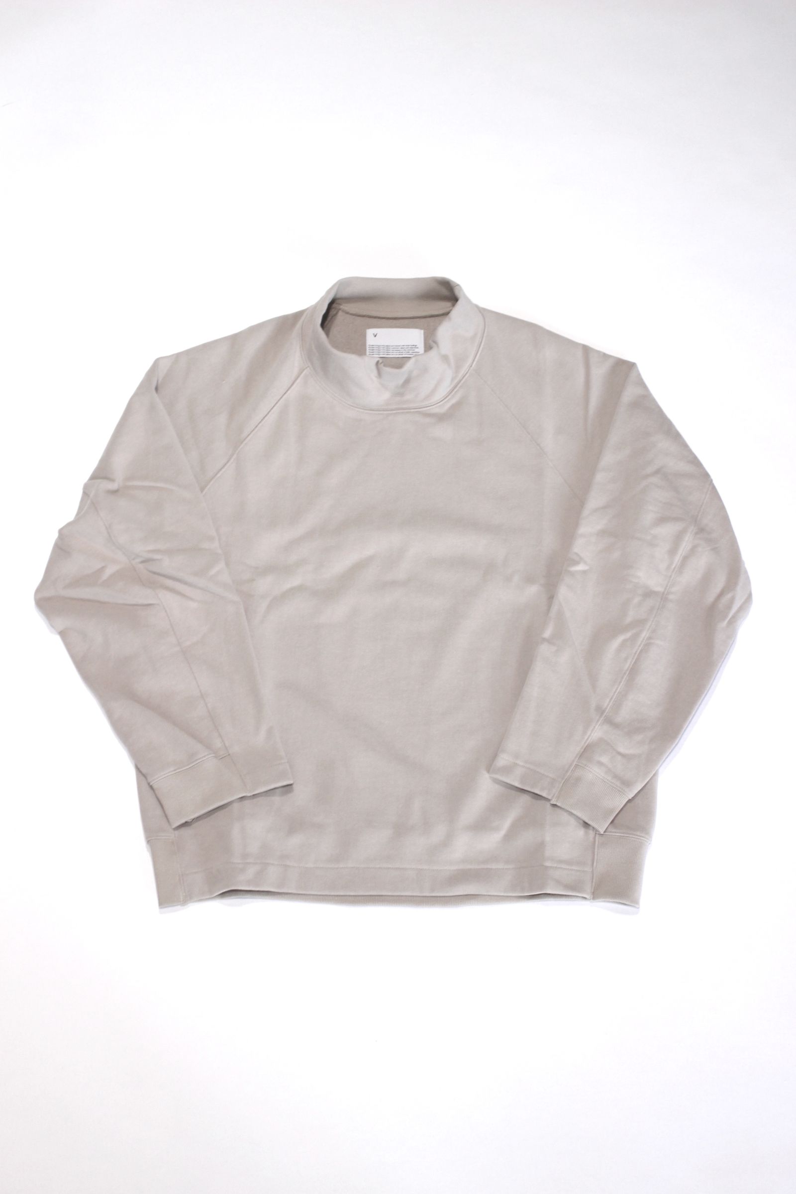 Pile Shape Knitted Sweat (Hi-neck)/ハイネックスウェット