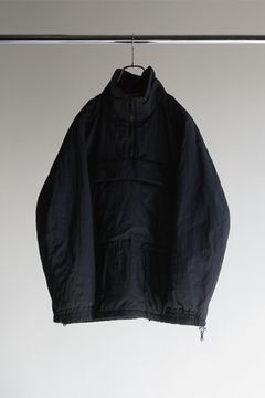 NYLON PADDED PULLOVER JACKET/BLACK