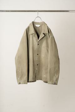 HERRINGBONE WORK SHIRT | M.GREEN | ワークシャツ