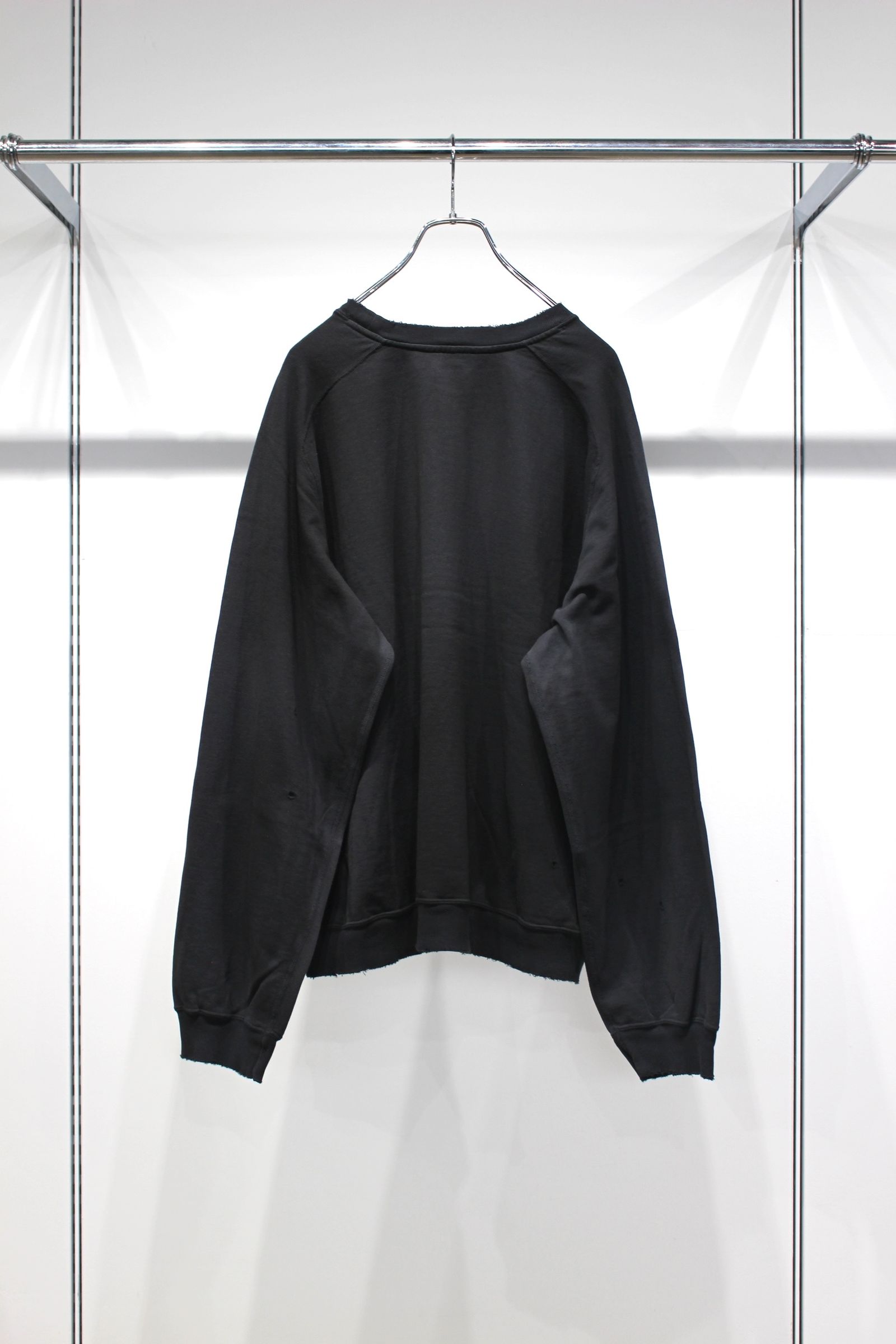LIGHT LOOP SWEAT SHIRT | BLACK | スウェット