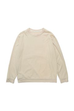 [ラスト1点] WOOL CREW NECK SWEAT SHIRT | IVORY | カットソー